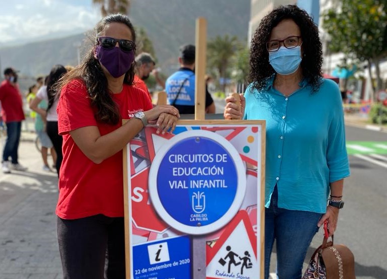 El programa de Movilidad Sostenible y Prevención de Accidentes de Tráfico ya ha recorrido 6 municipios de La Palma