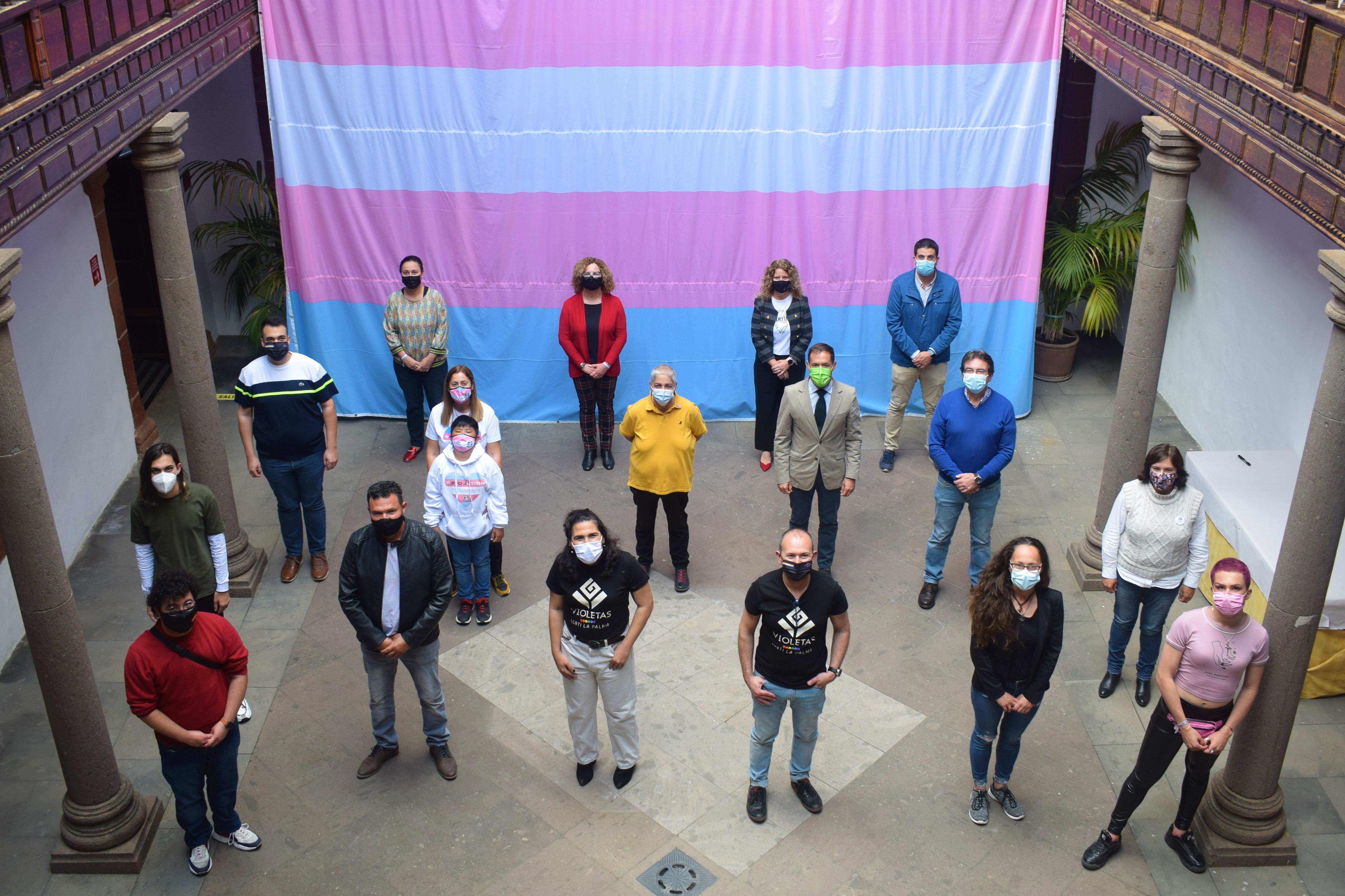 La campaña #ExigimosLaIgualdadTrans recorrerá España tras dar inicio hoy en La Palma