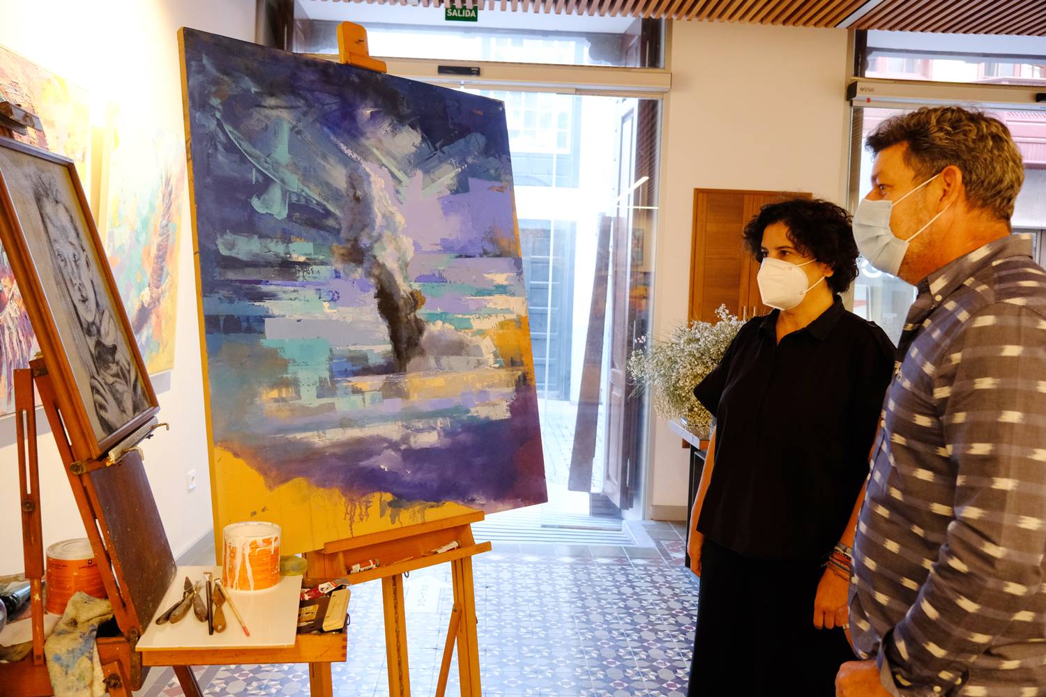 El artista brasileño AC. Maganha muestra su 'Diálogo con los colores' en el Espacio de Arte O'Daly