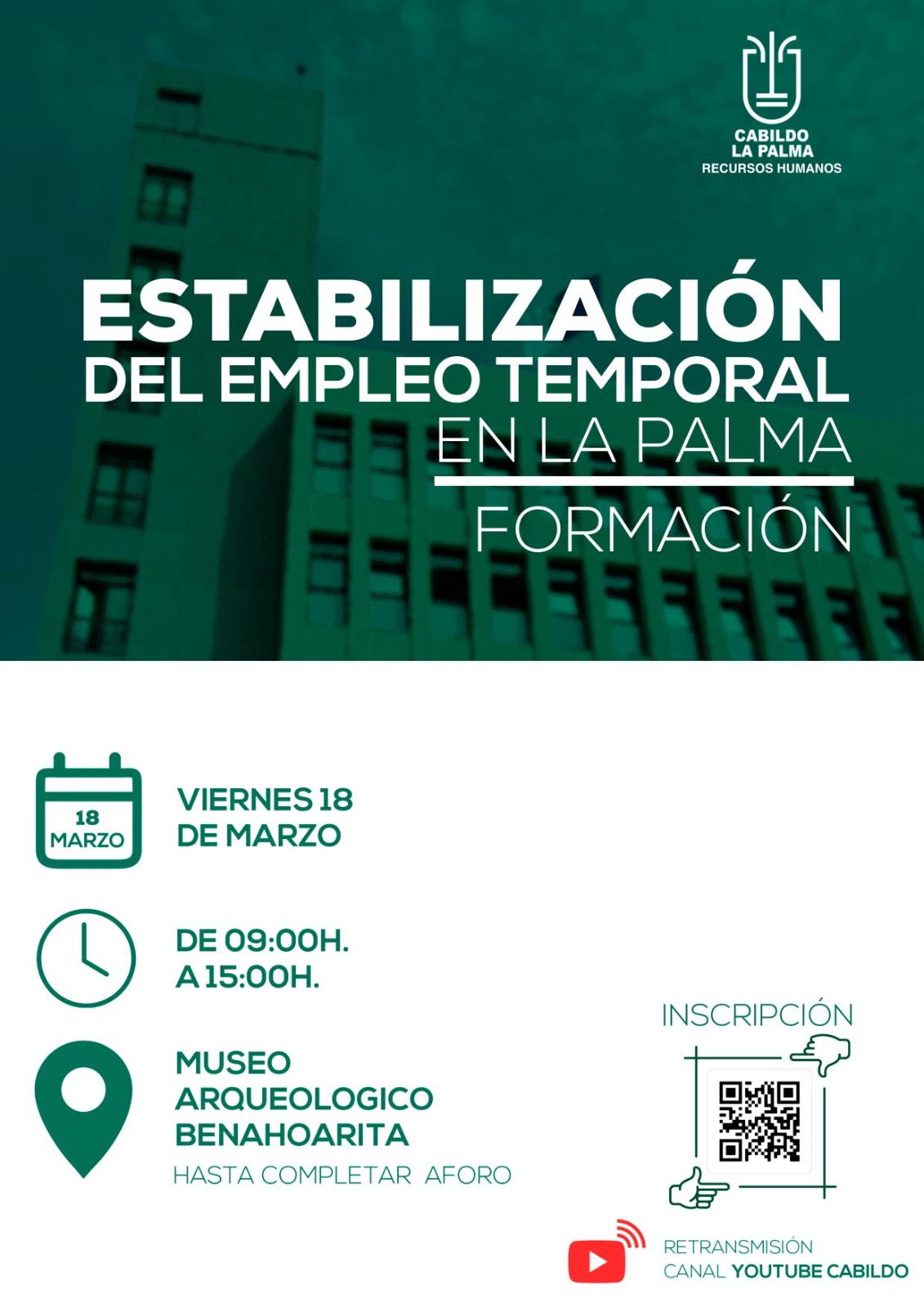 El Cabildo informa a los trabajadores interinos de las administraciones locales sobre su situación ante los cambios legislativos
