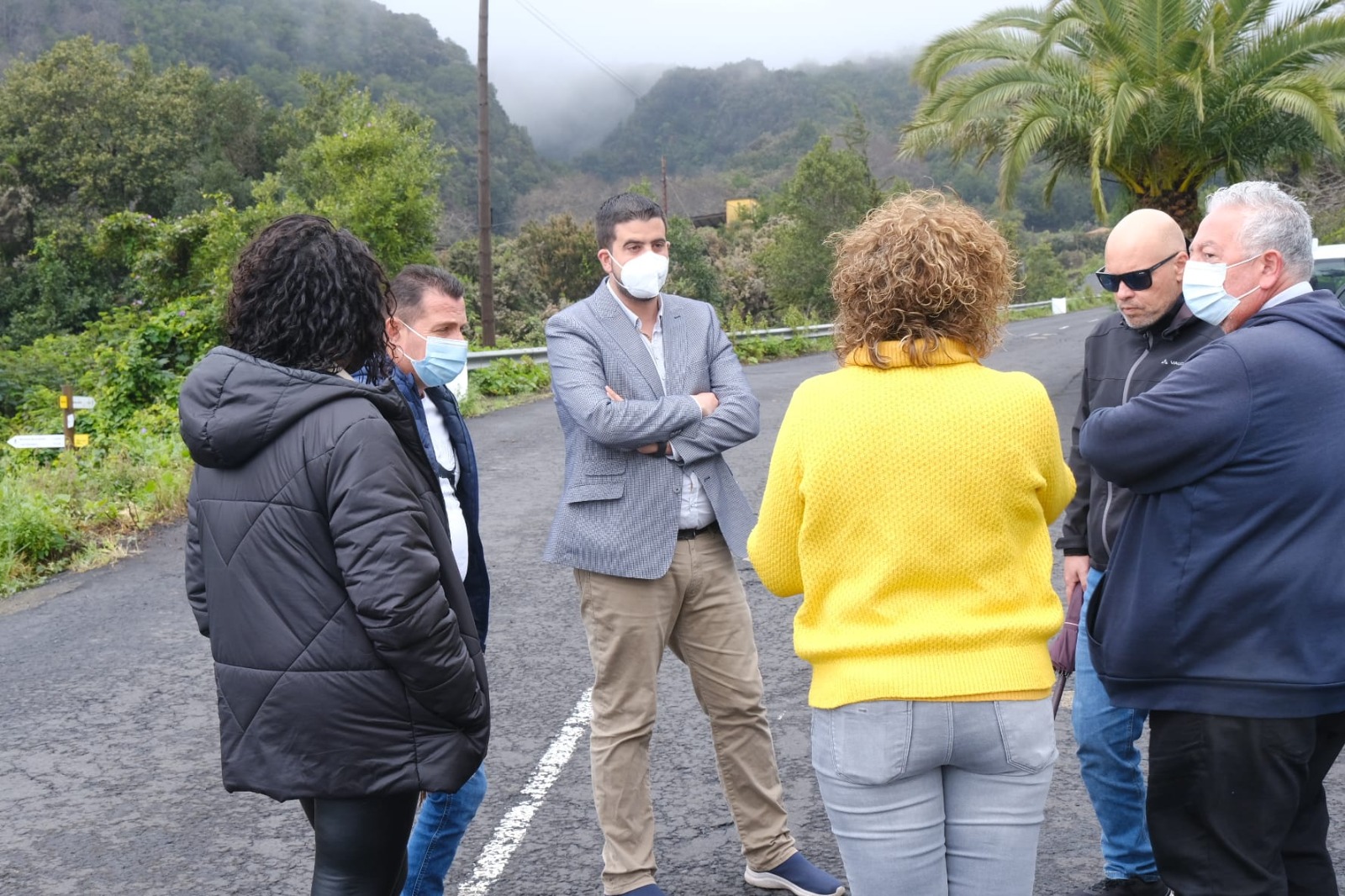 El Cabildo de La Palma pone en marcha las obras de mejora y repavimentación de la carretera de El Pilar