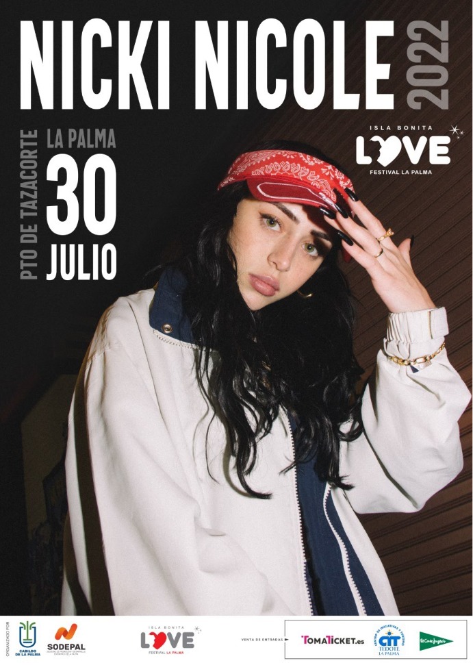 El Love Festival confirma la actuación de Nicki  Nicole como una de las grandes estrellas del macroconcierto del día 30 de julio en Tazacorte