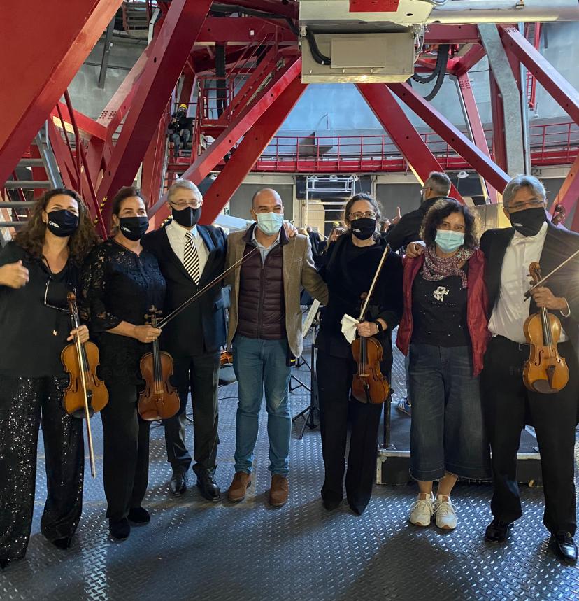 El Cabildo de La Palma estrena ‘Big Bang Beethoven’, el documental sobre la histórica grabación de la Sinfónica de Tenerife en el GTC