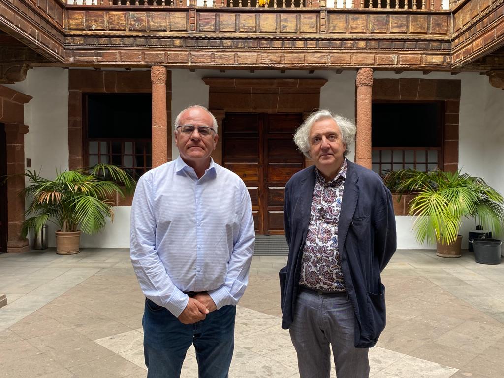 El Cabildo da pasos firmes para ejecutar el Balneario de Fuente Santa tras la reunión con Federico Soriano