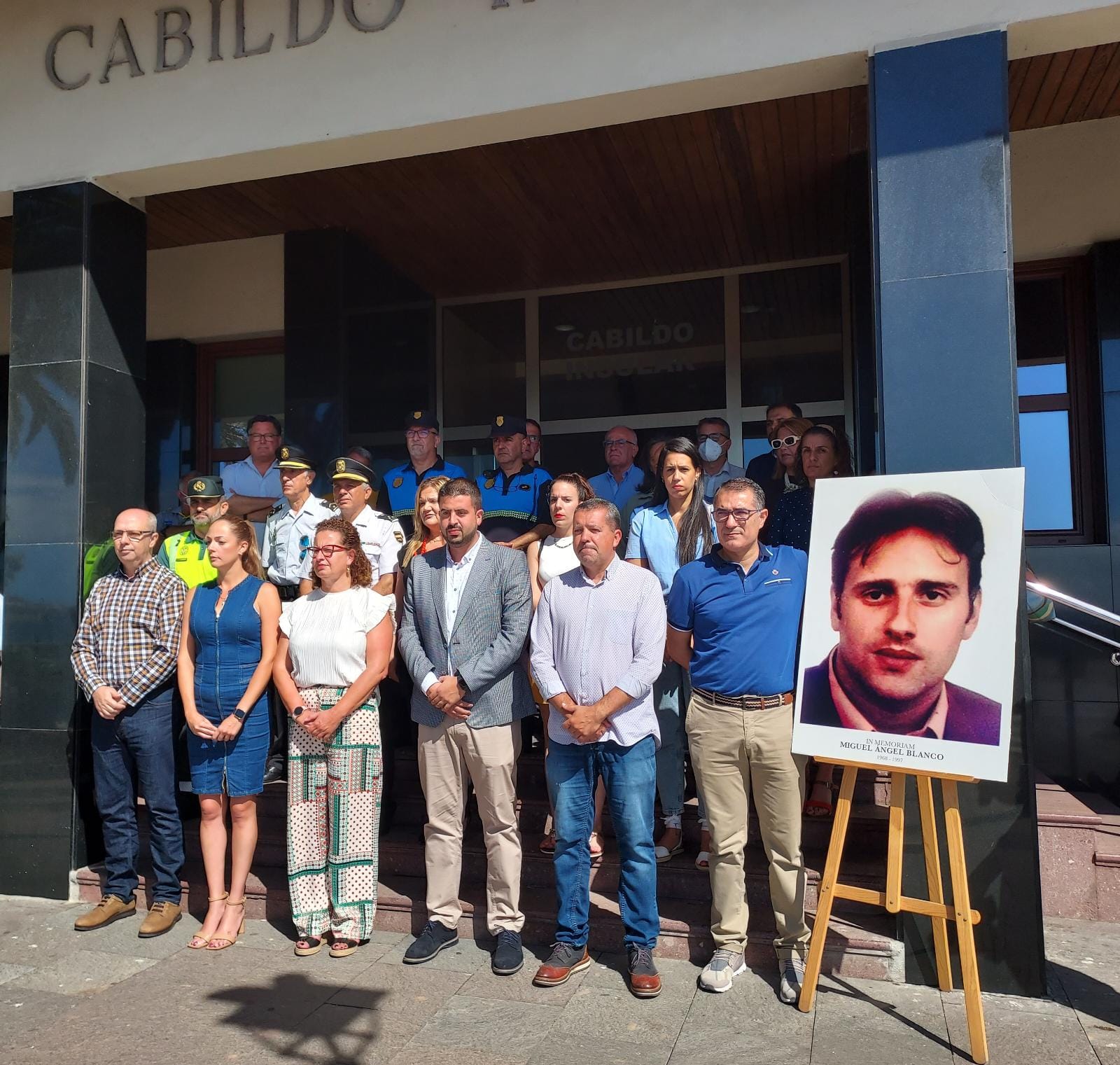 El Cabildo se une a la celebración de minutos de silencio en recuerdo de Miguel Ángel Blanco