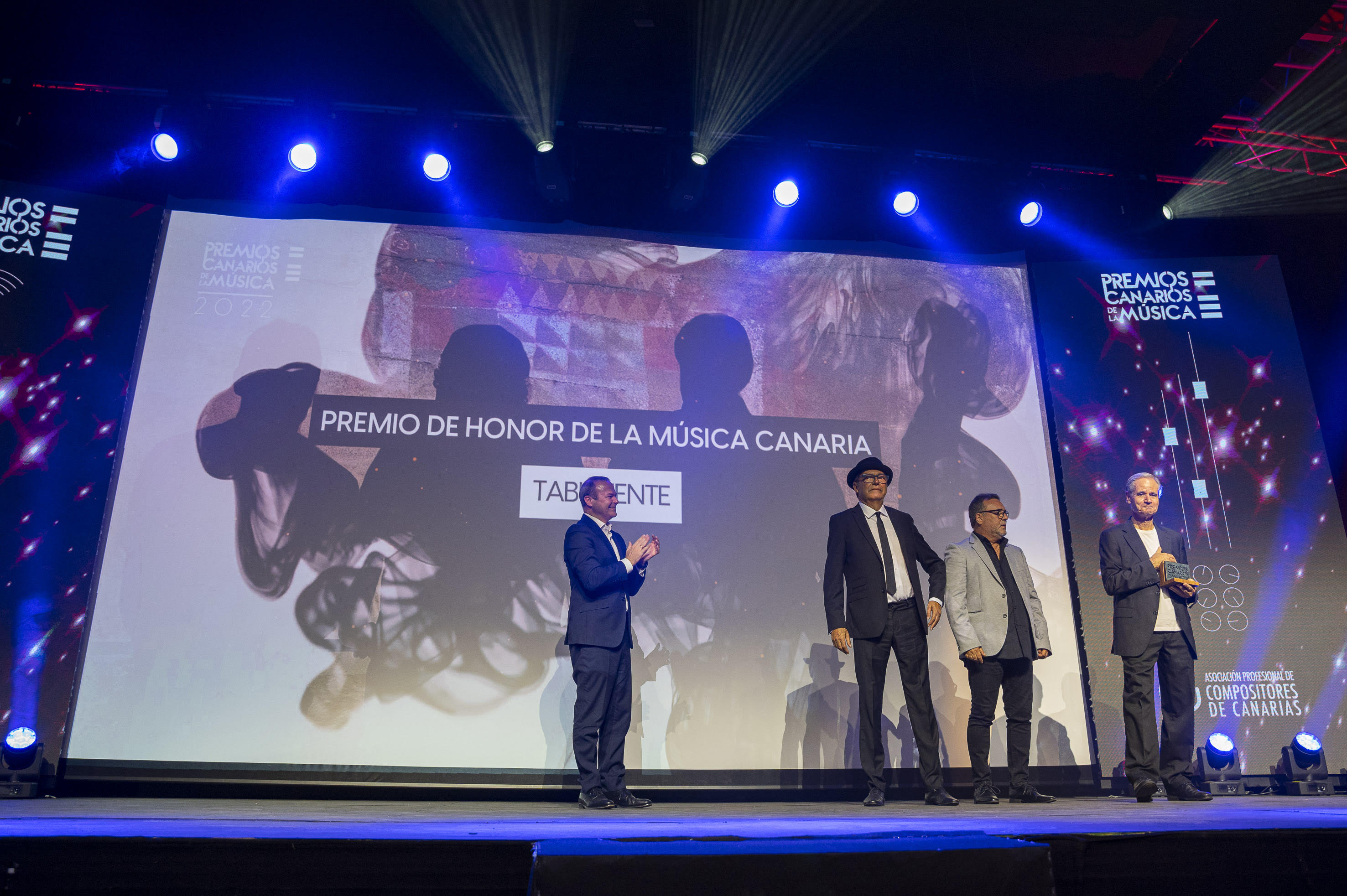 El Cabildo felicita al grupo Taburiente por recibir el galardón de honor en los Premios Canarios de la Música