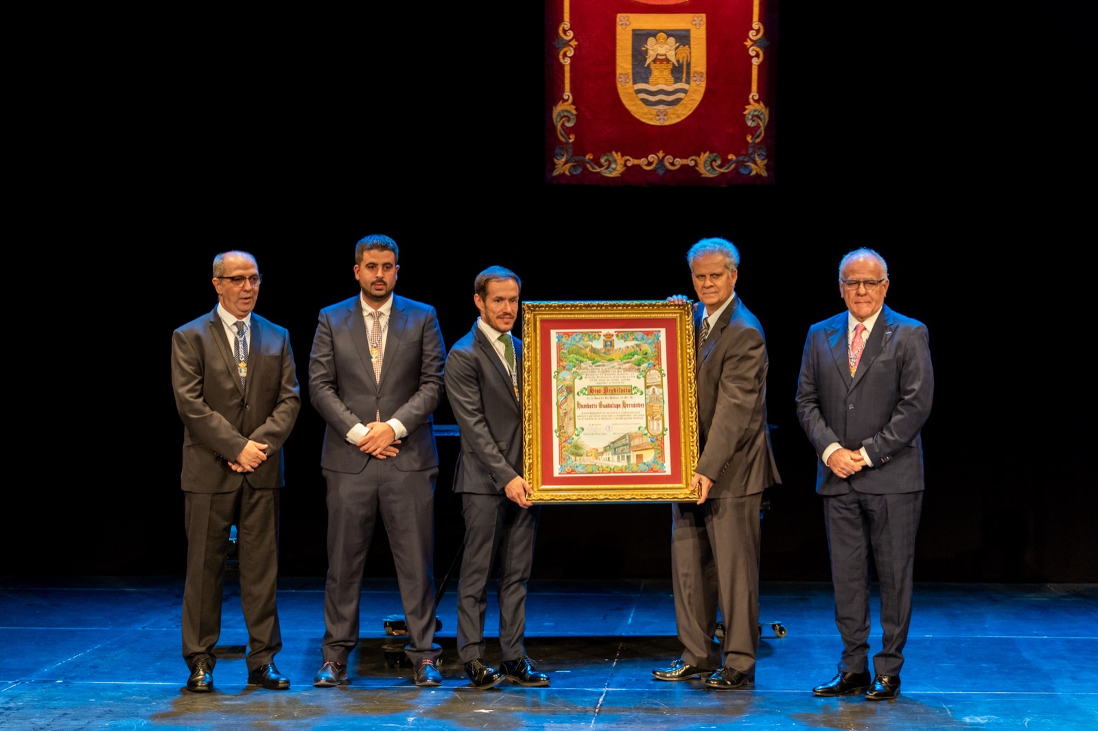 Humberto Guadalupe recibe el título de Hijo Predilecto de La Palma 