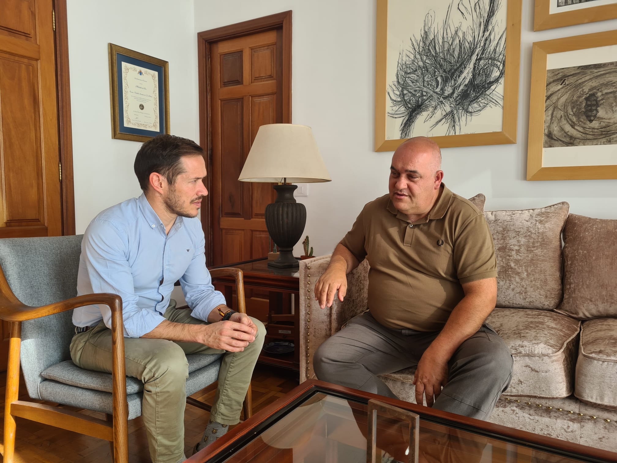 El Cabildo apoya al sector agrario palmero con una subvención de 50.000 euros a Cocampa 