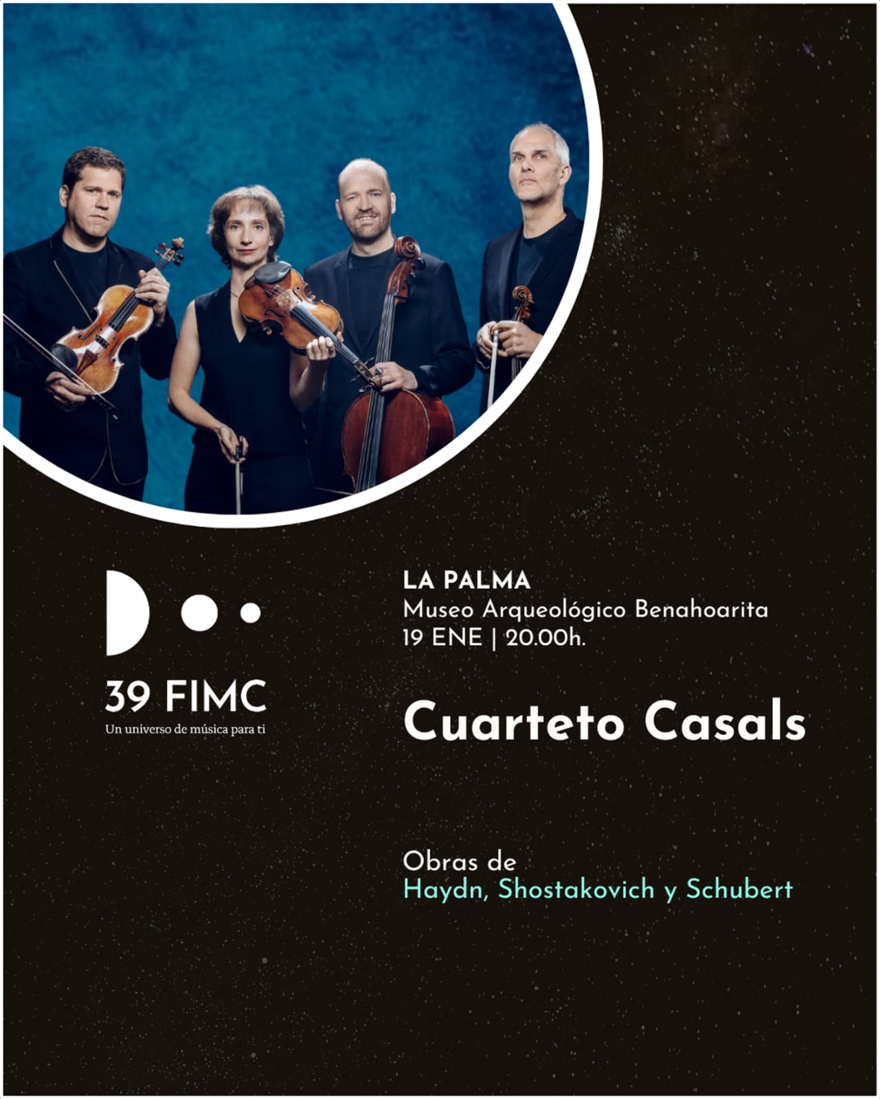 El FIMC se estrena Los Llanos de Aridane de la mano del Cuarteto Casals