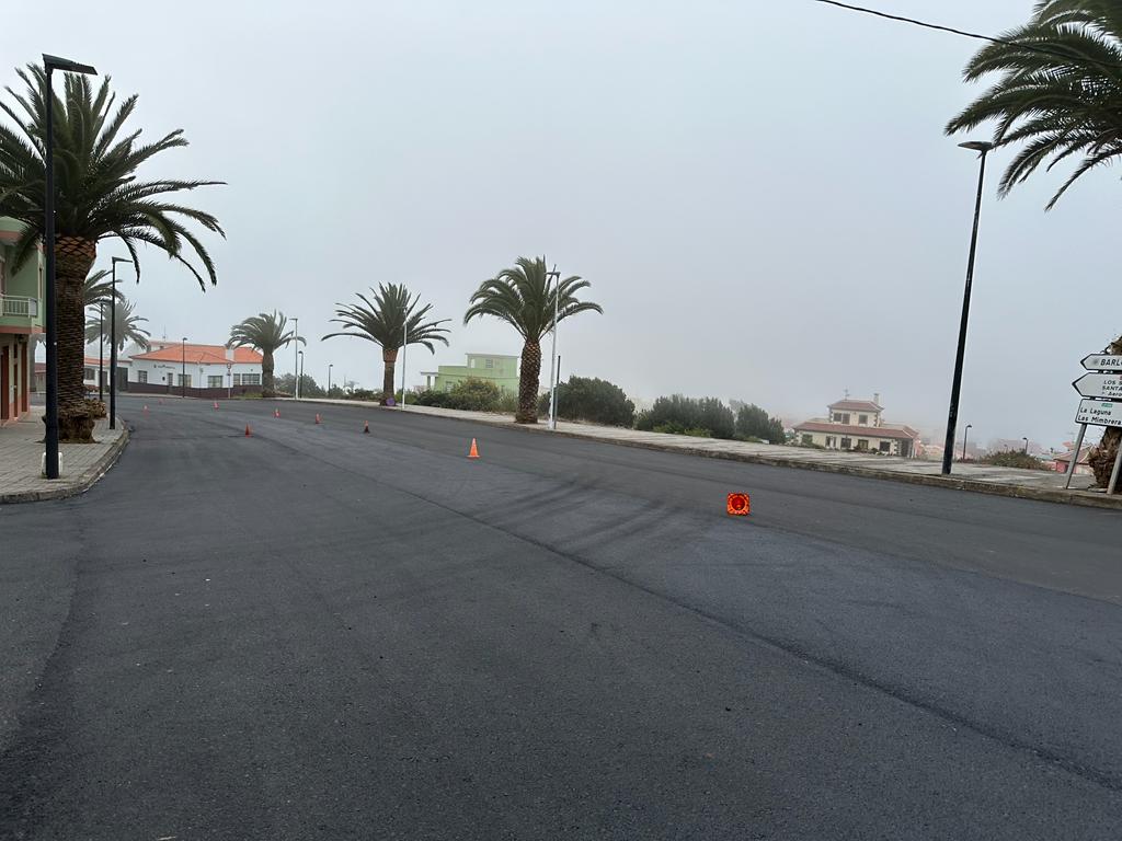 El Cabildo concluye la repavimentación de la travesía urbana de Barlovento