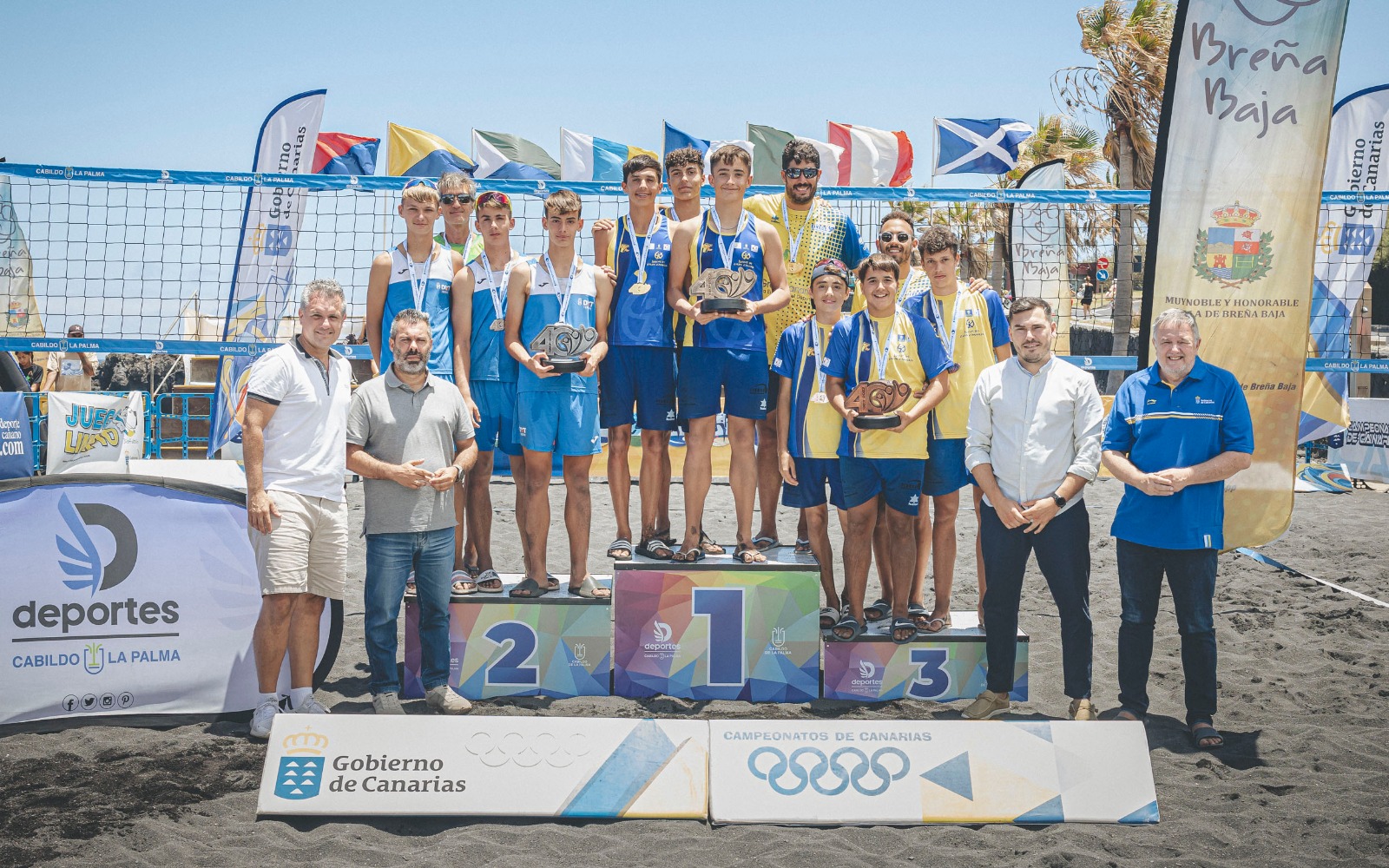 La Palma acoge el Campeonato de Canarias de Vóley Playa Cadete 2023