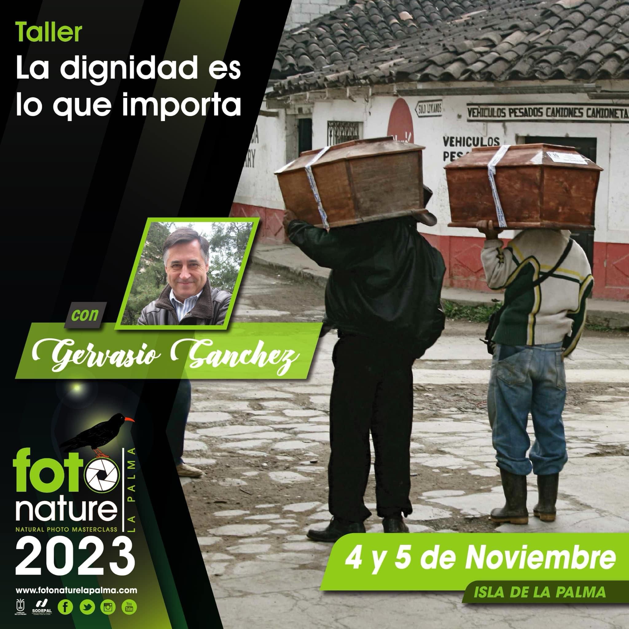 Gervasio Sánchez imparte en La Palma un taller sobre su experiencia en fotografía de guerra