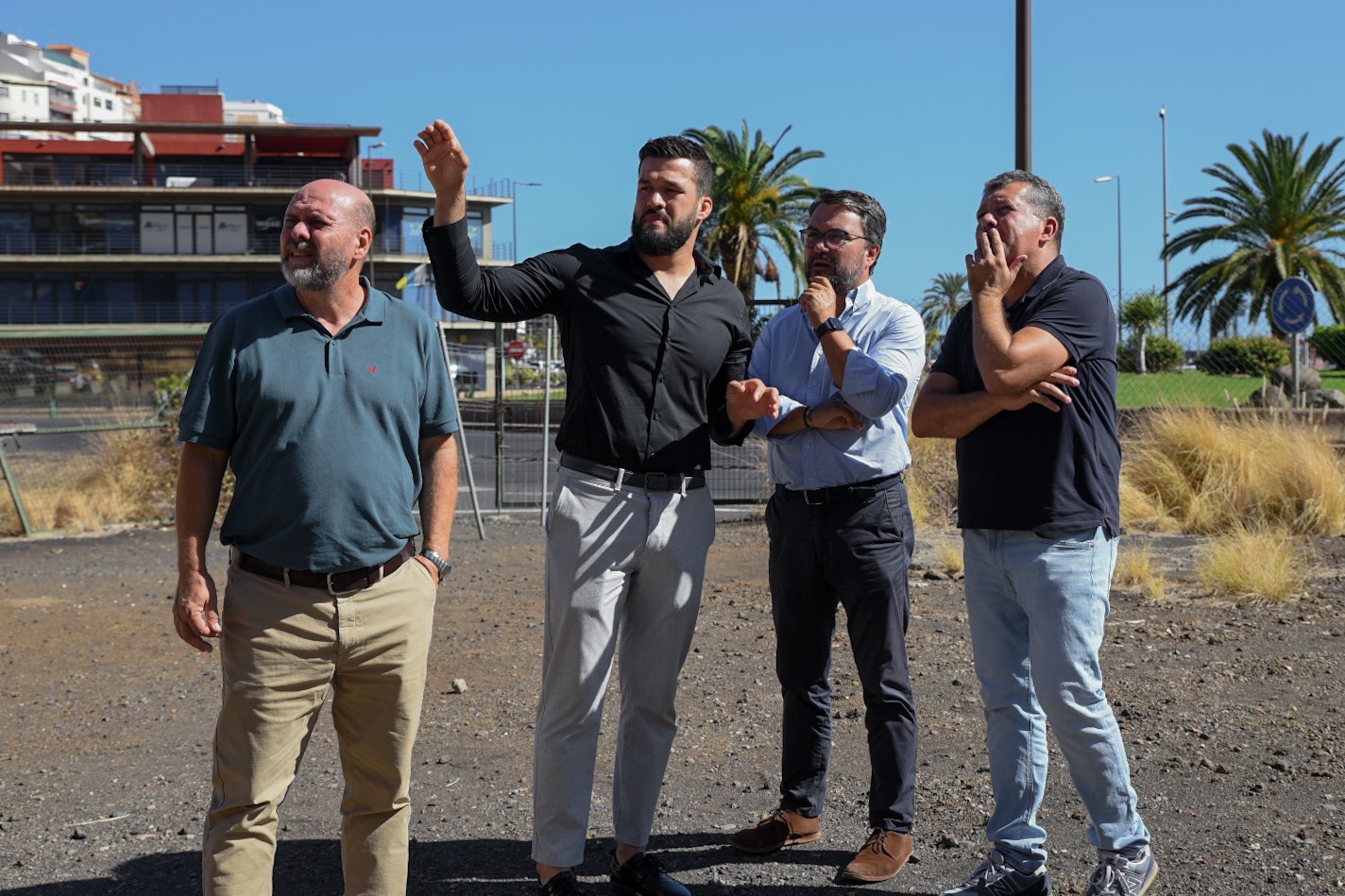 El Cabildo y Ayuntamiento de Santa Cruz de La Palma habilitarán 120 aparcamientos en la entrada sur de la ciudad