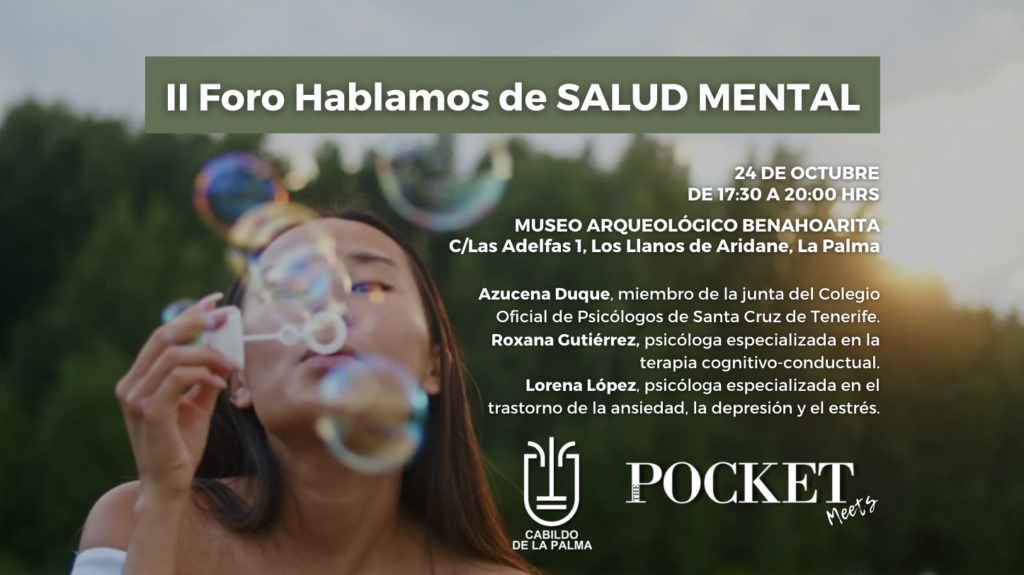 La Palma acoge la segunda edición de ‘The Pocket Meets: hablamos de salud mental’