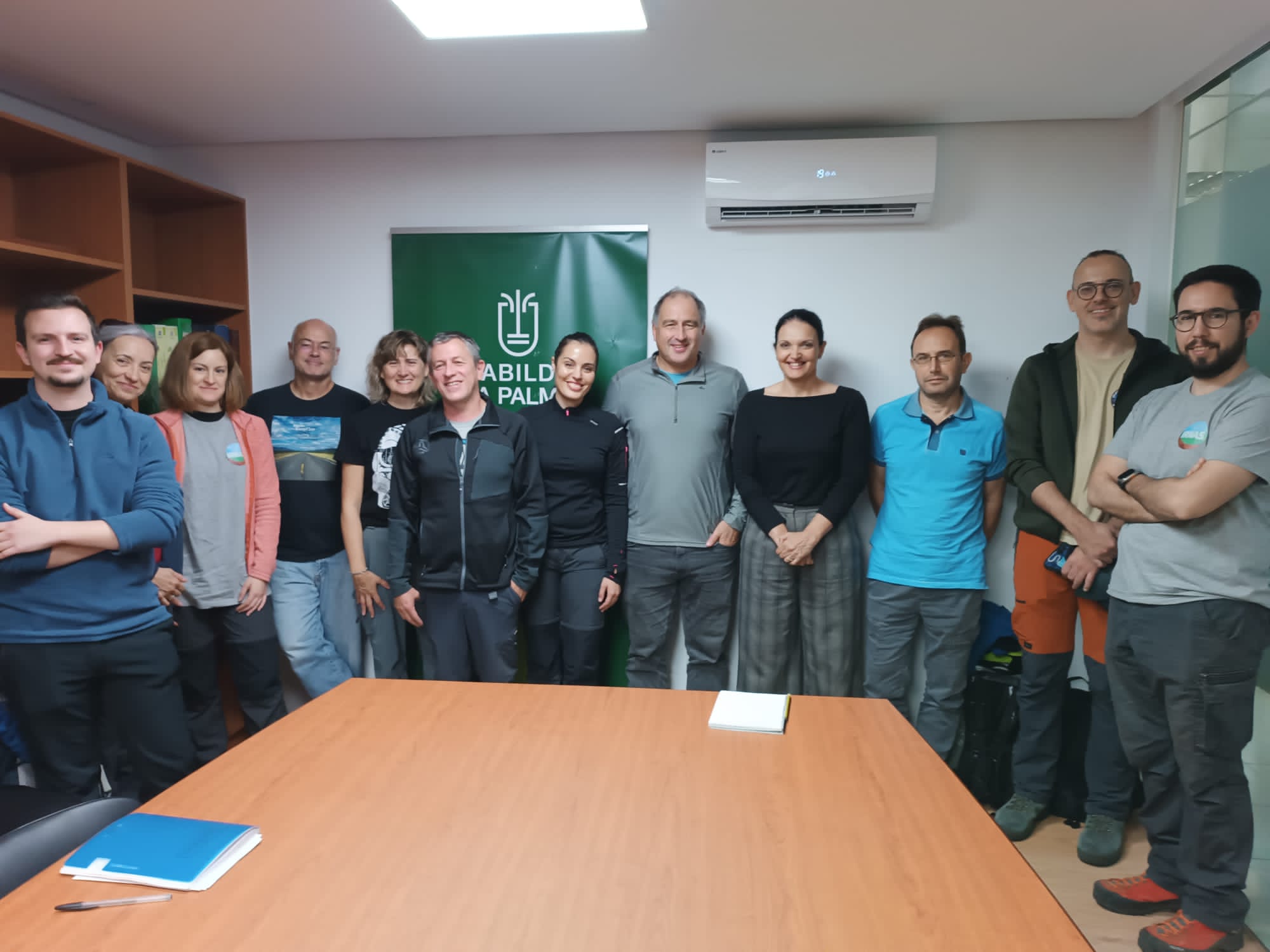 El Cabildo de La Palma recibe la visita del proyecto HIRES-SOM