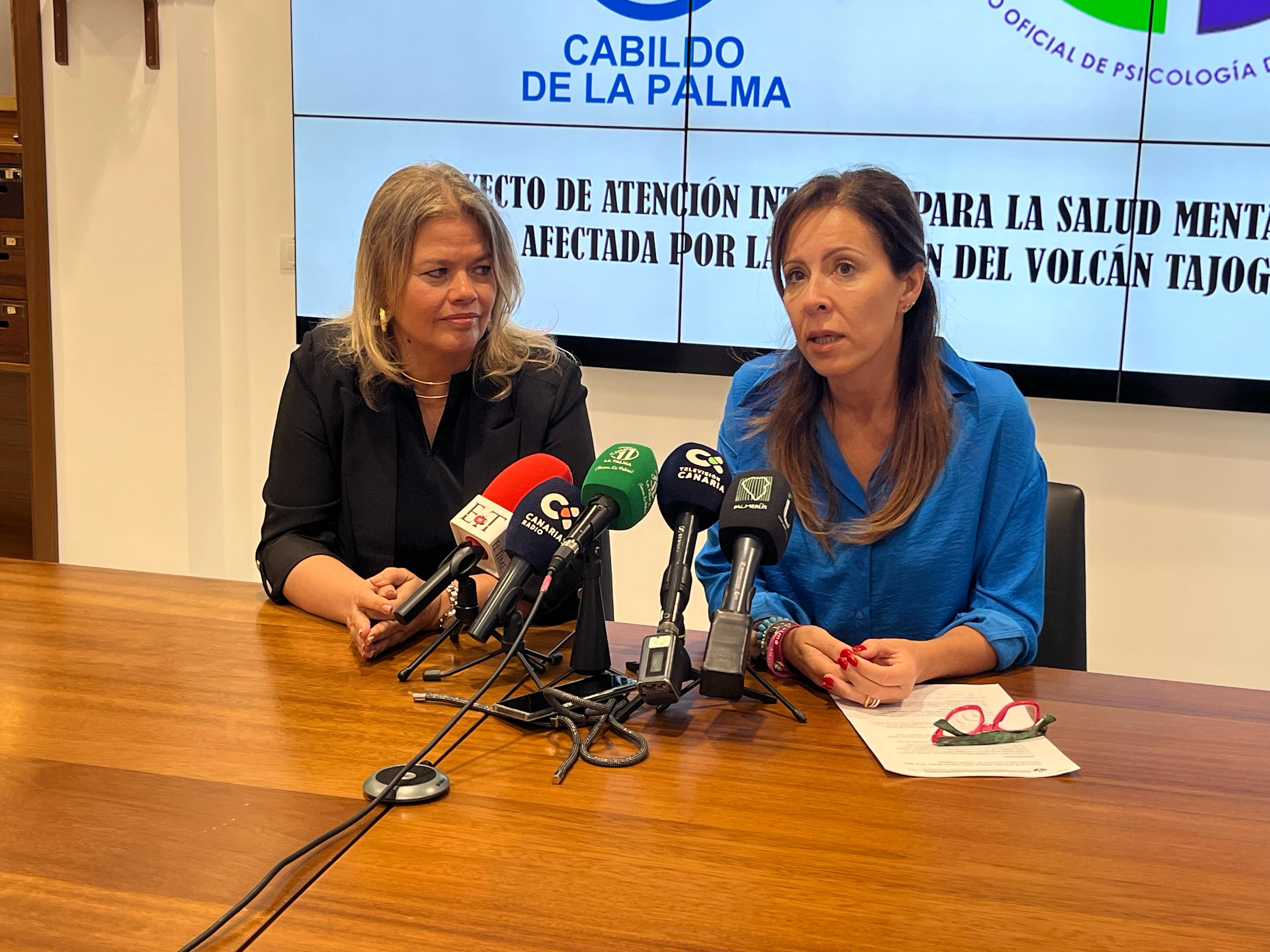 El Cabildo y el Colegio de Psicólogos trabajan juntos para atender de manera integral la salud mental de la población afectada por el volcán