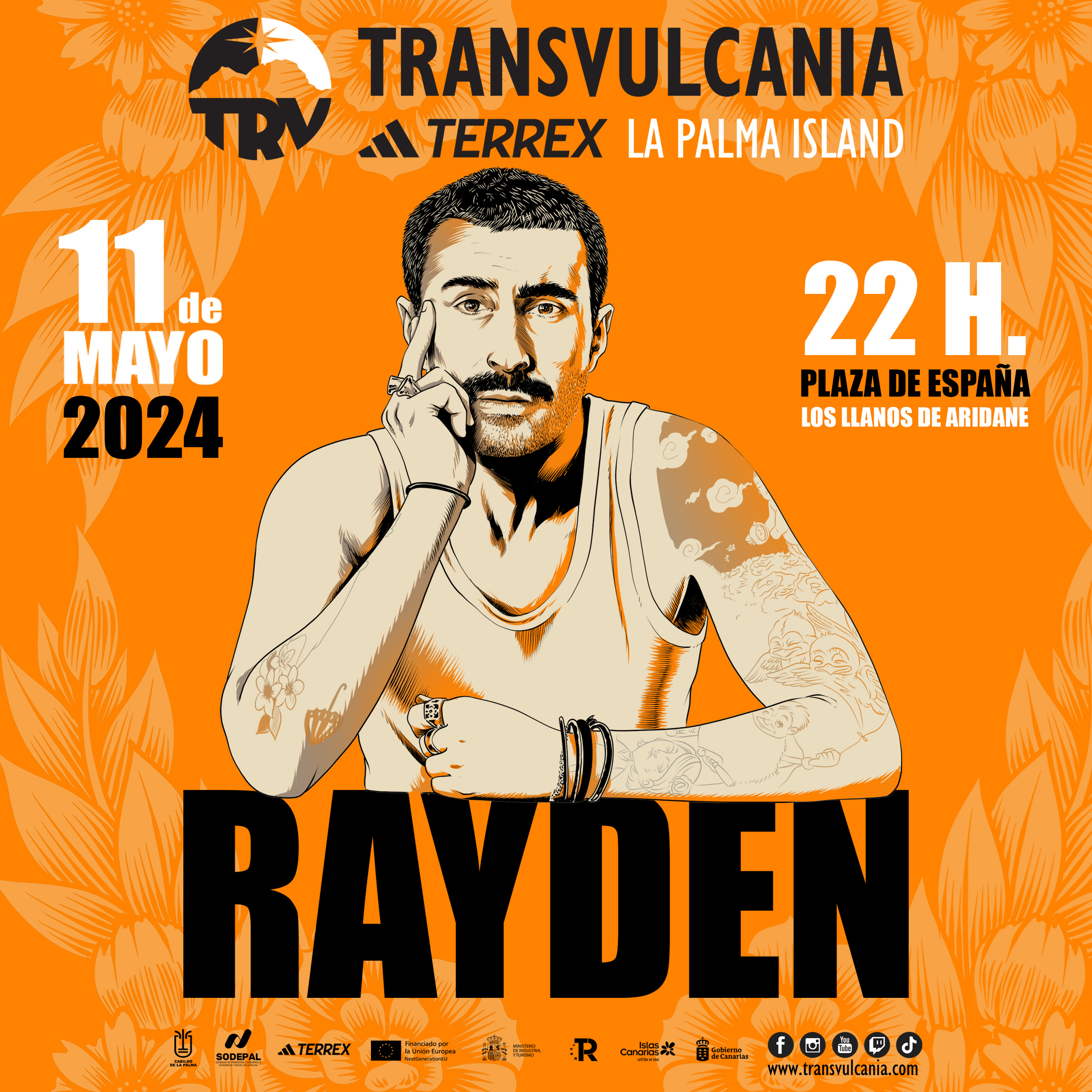 Rayden cerrará la Transvucania Adidas Terrex con un emotivo concierto 
