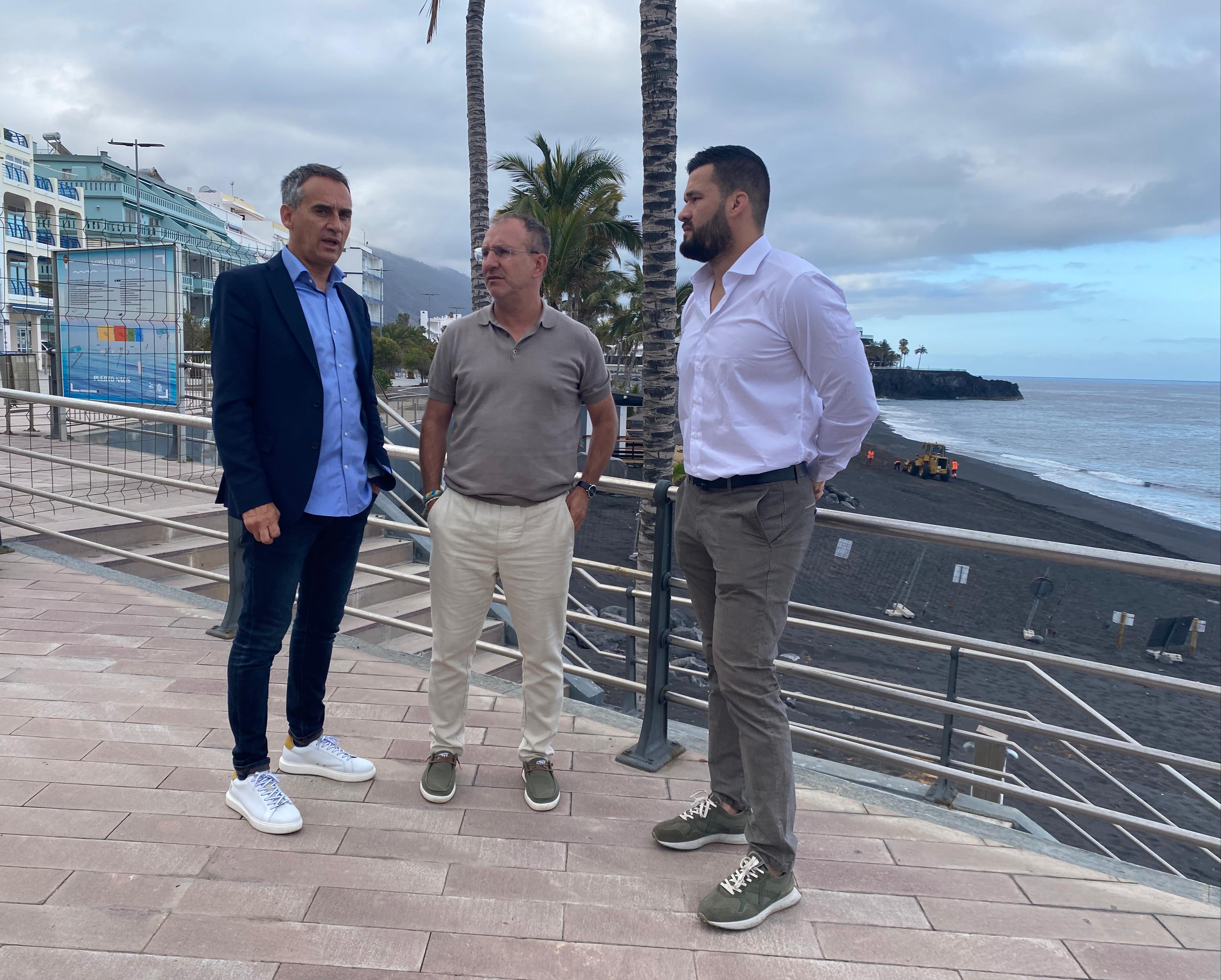 Sergio Rodríguez: “Seguimos dando pasos para que Puerto Naos recupere su casi total normalidad de cara al verano”