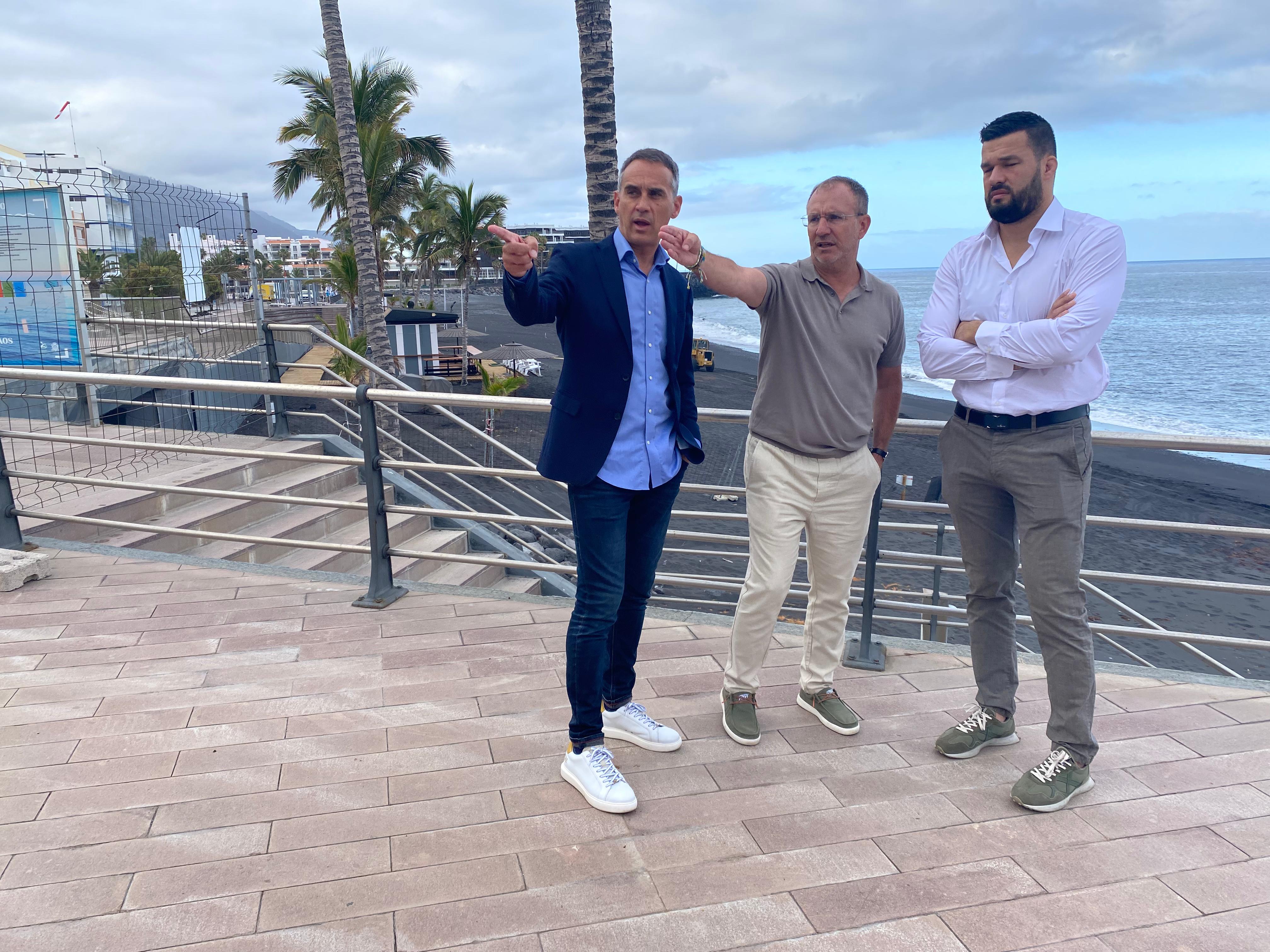 Sergio Rodríguez: “Seguimos dando pasos para que Puerto Naos recupere su casi total normalidad de cara al verano”