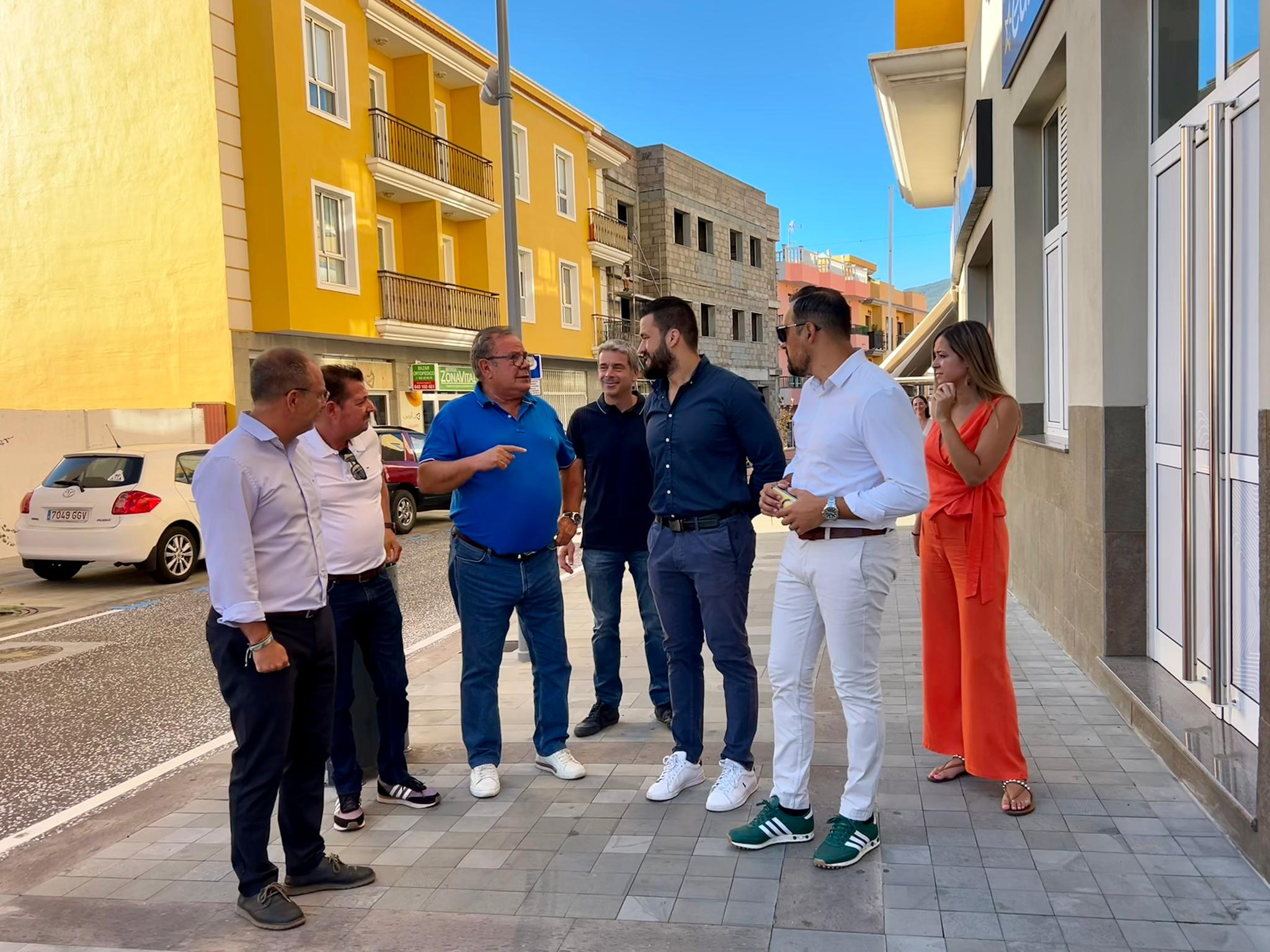 El Cabildo de La Palma culmina las obras de la Zona Comercial Abierta de Breña Alta 