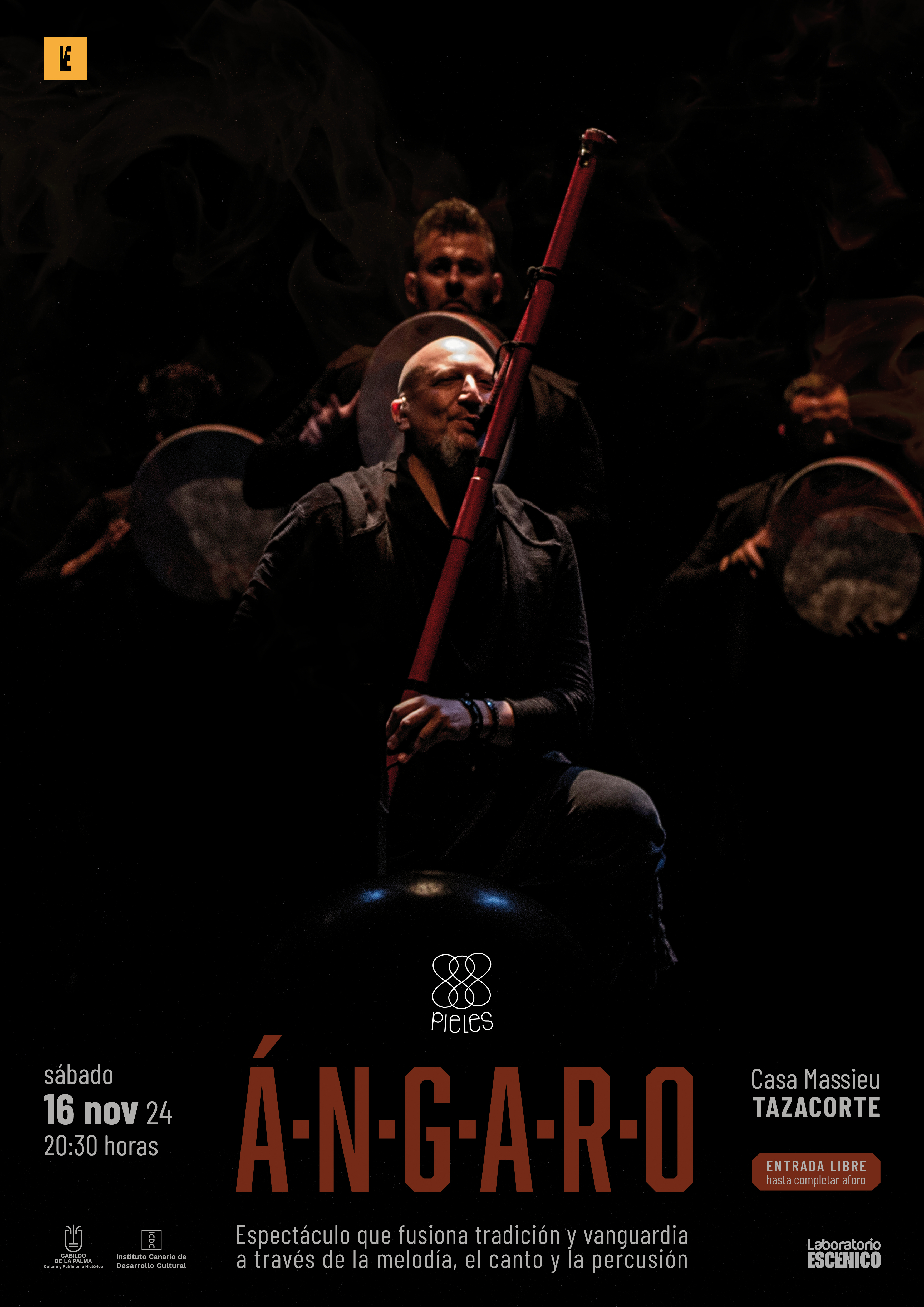 El Cabildo trae a La Palma a la compañía artística Pieles y su espectáculo ‘Ángaro’