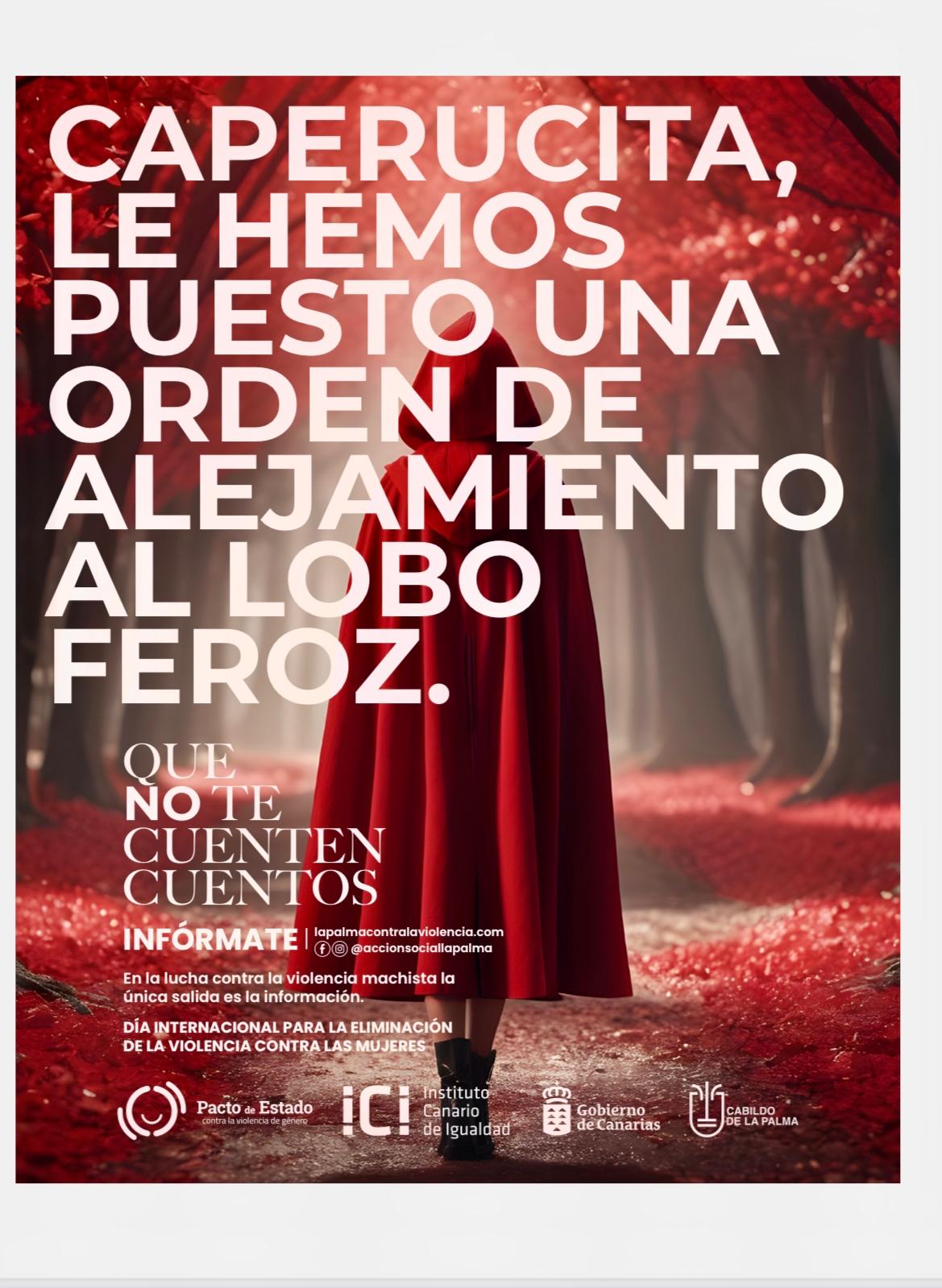 El Cabildo de La Palma lanza la campaña ‘Que no te cuenten cuentos’ para empoderar a las víctimas de violencia machista