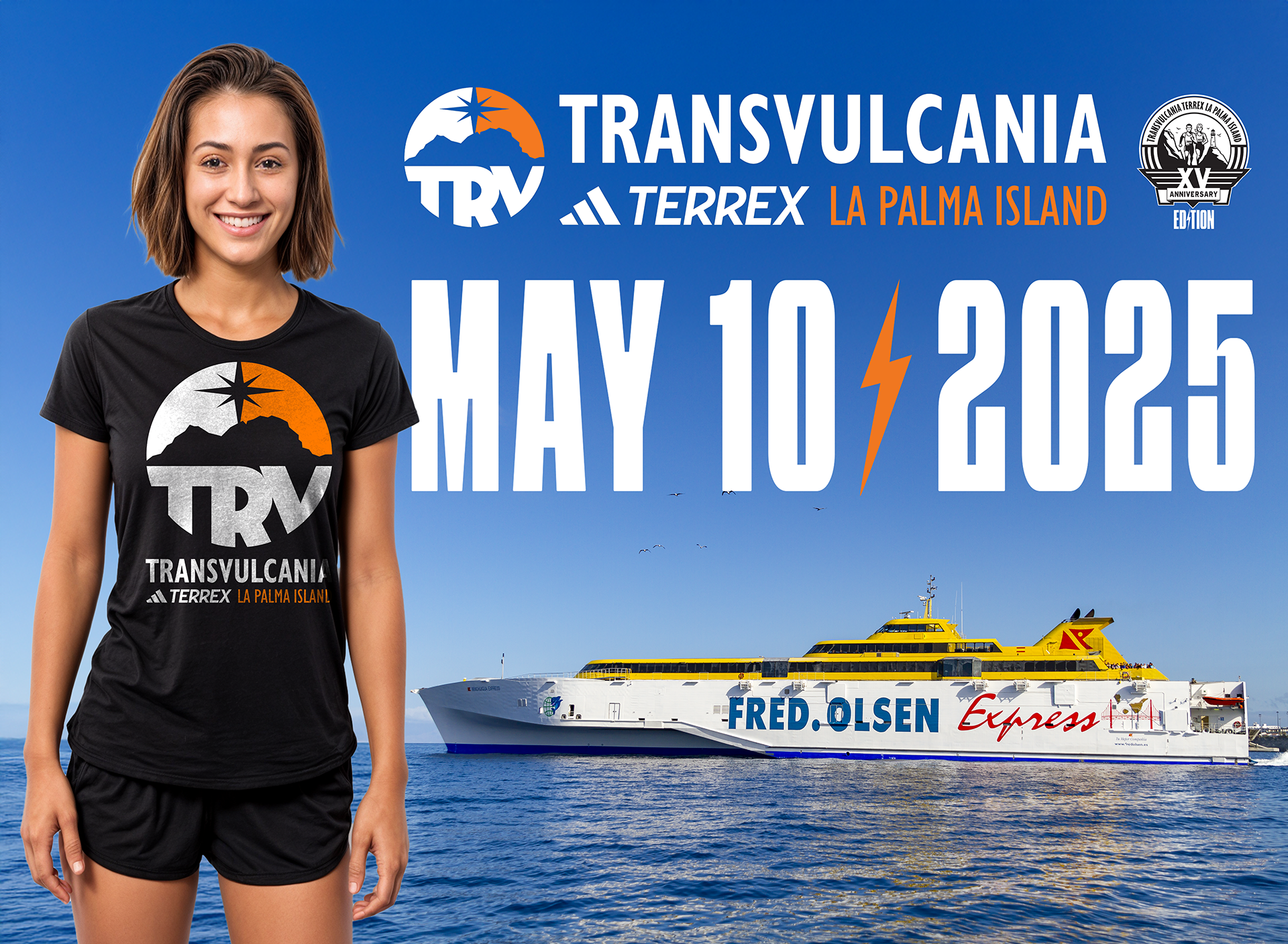 Fred. Olsen Express y Transvulcania adidas TERREX con el mismo rumbo