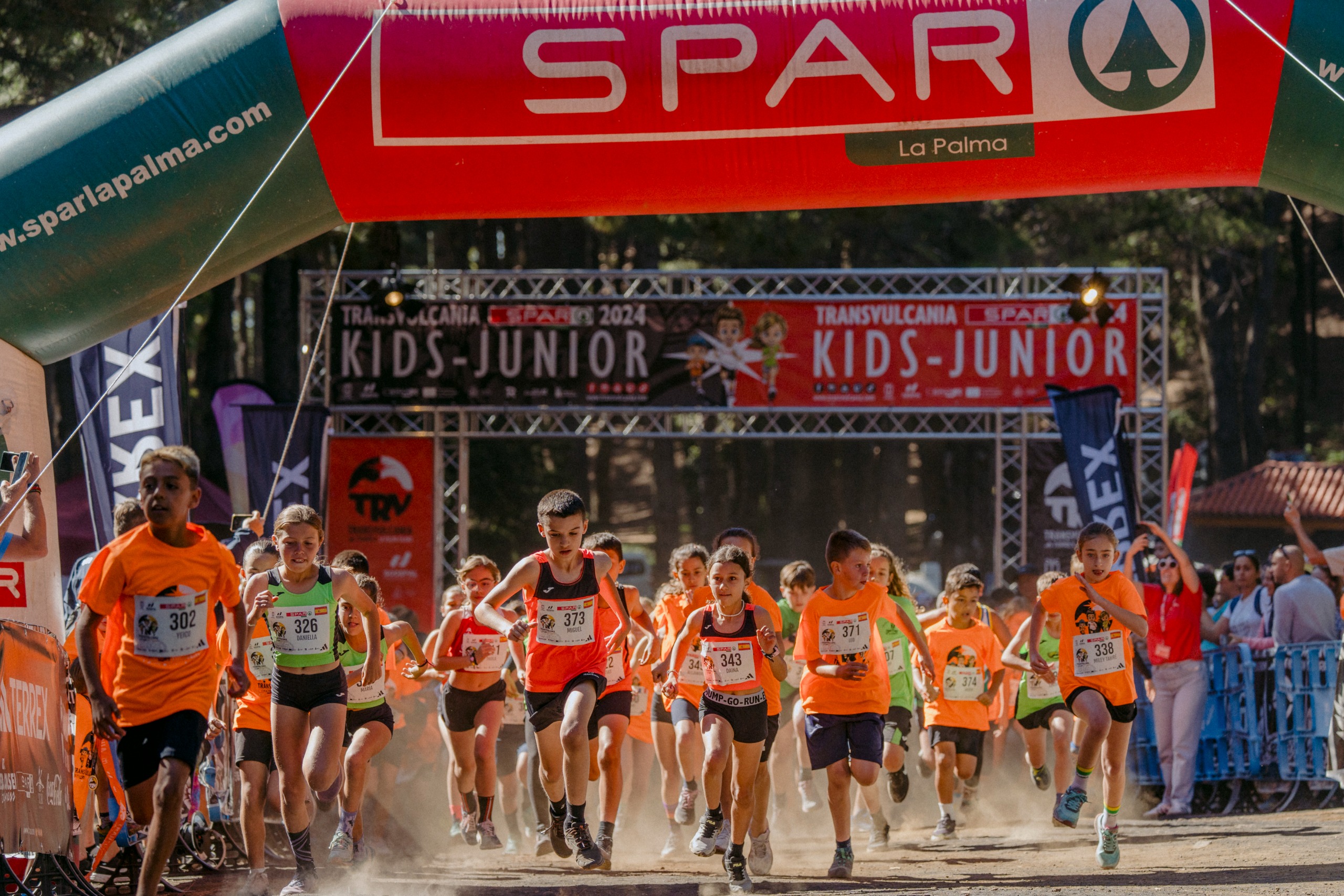 Transvulcania Kids-Junior abre inscripciones y presenta a SPAR La Palma como patrocinador de la modalidad