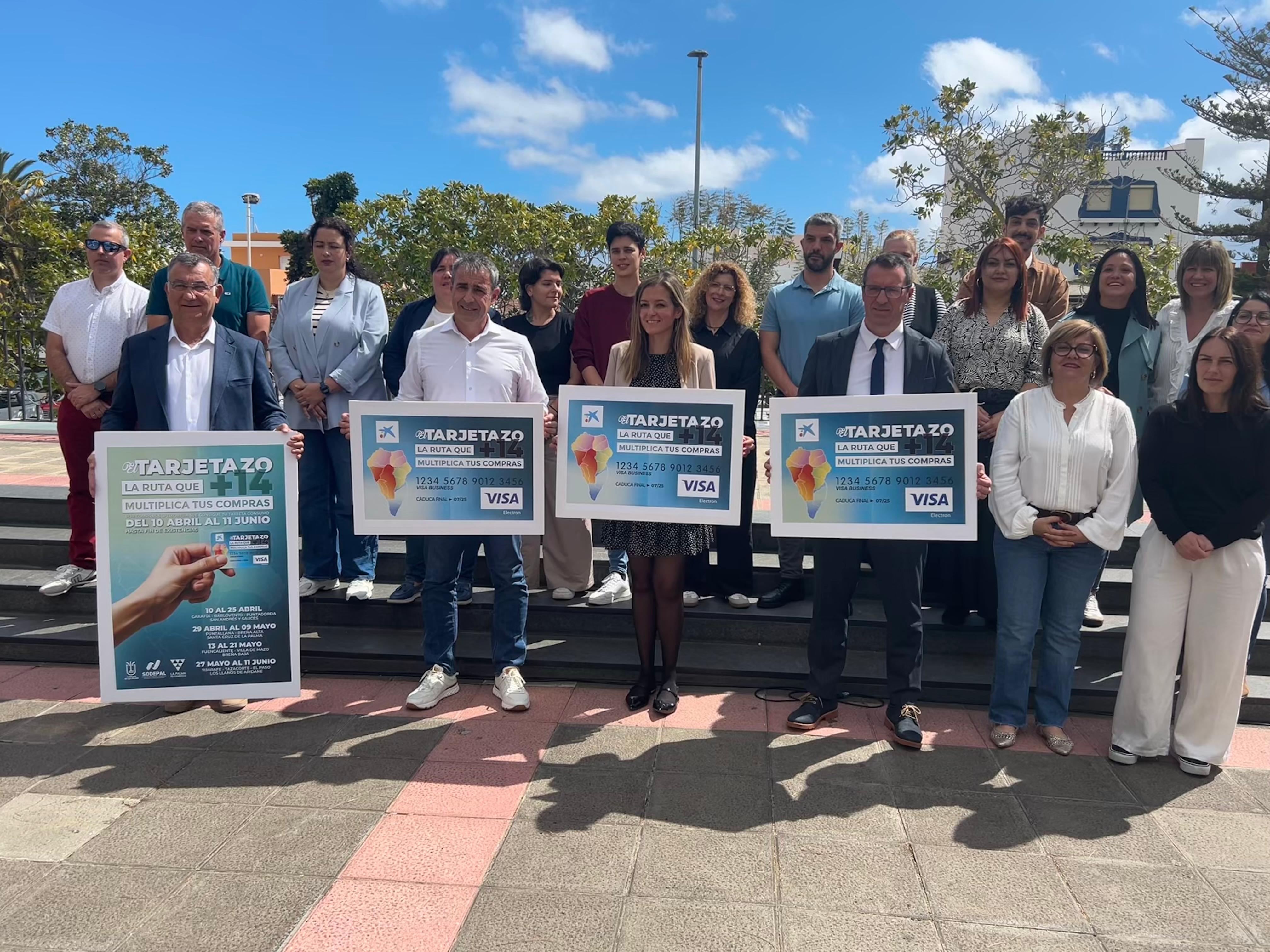 El Cabildo de La Palma lanza ‘El Tarjetazo +14’ para impulsar el comercio local en todos los municipios de la isla