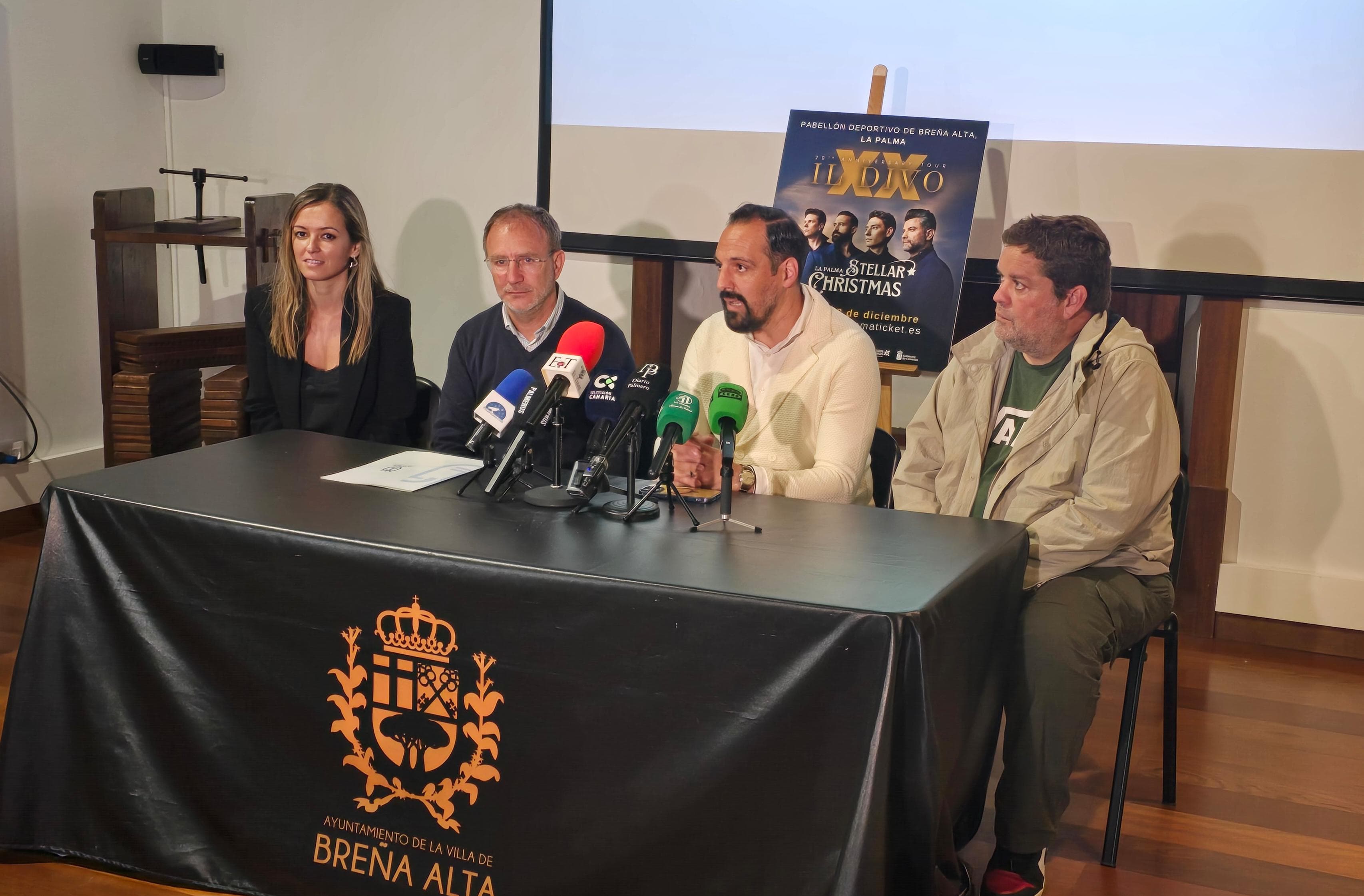 IL DIVO celebrará 20 años de éxitos mundiales en “La Palma Stellar Christmas”, el festival navideño de Breña Alta