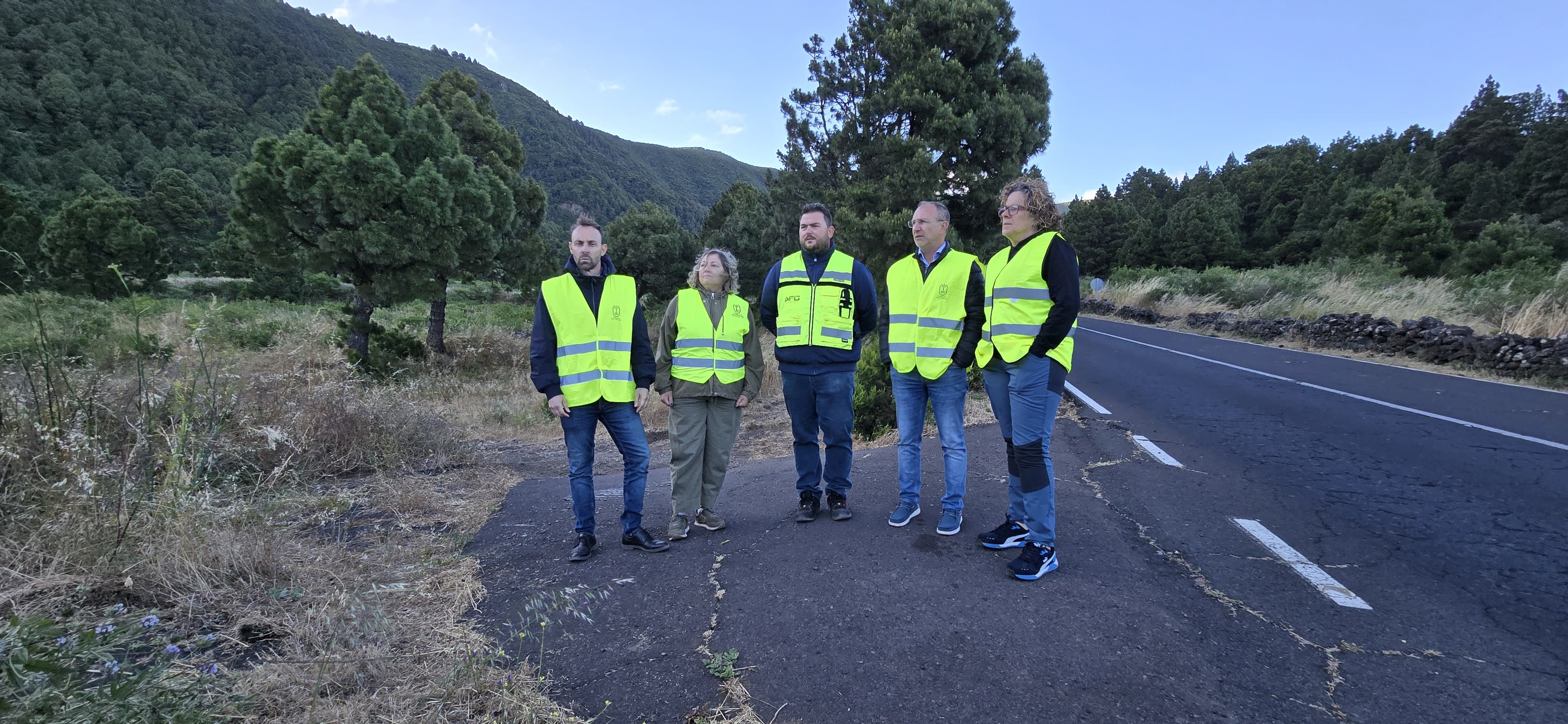 El Cabildo logra desbloquear el proyecto e inicia los trabajos del tercer carril de la curva de Los Castañeros tras casi una década de incumplimientos