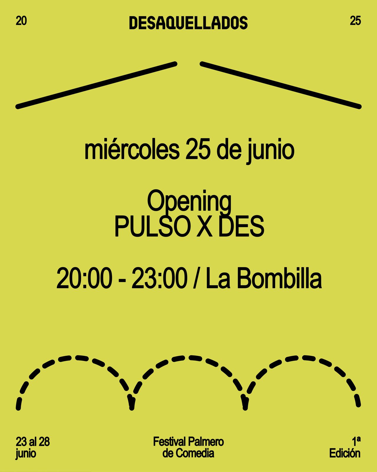 Cartel de Desaquellados.