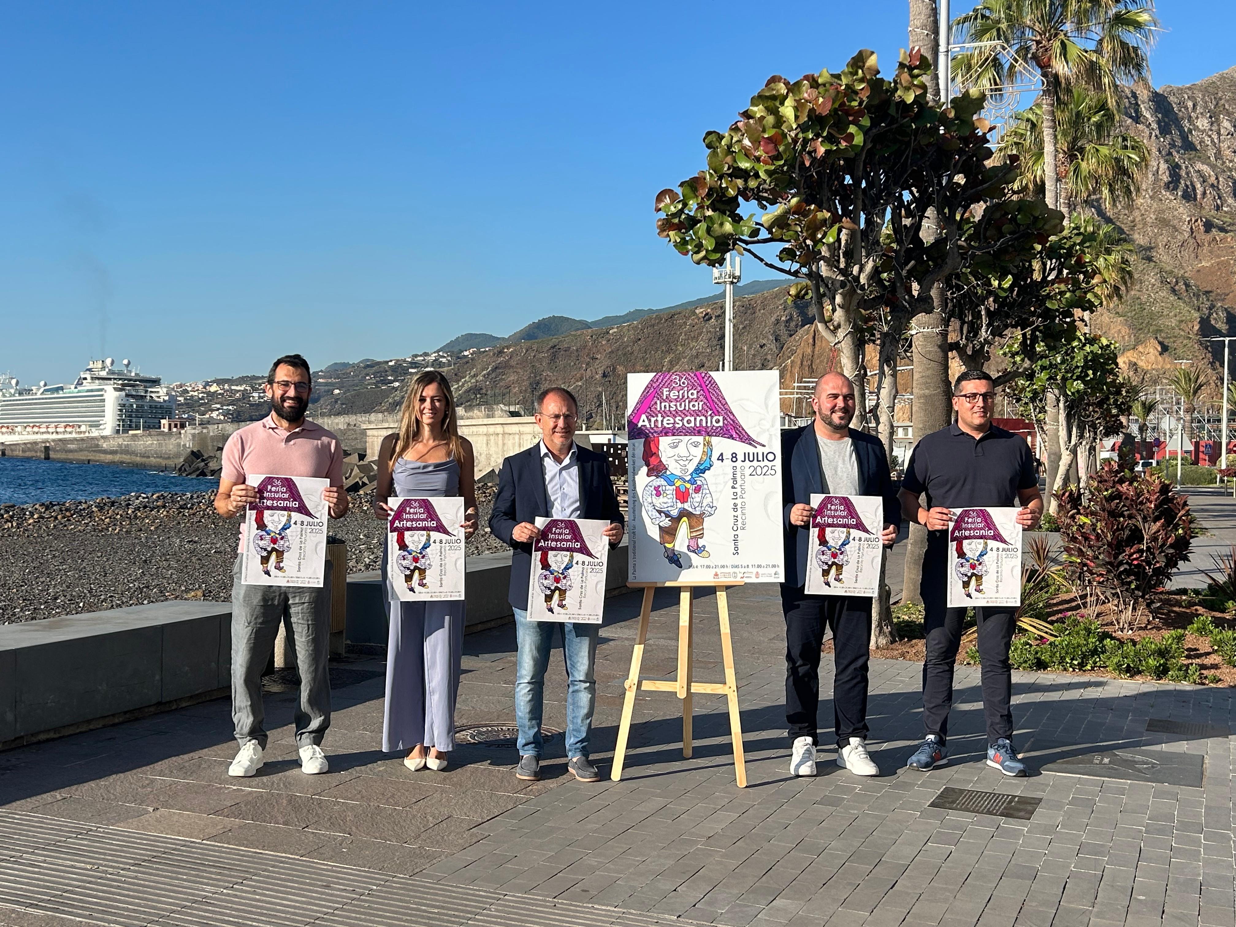 La 36ª Feria Insular de Artesanía reunirá a 126 artesanos y 22 empresas de alimentación en Santa Cruz de La Palma 