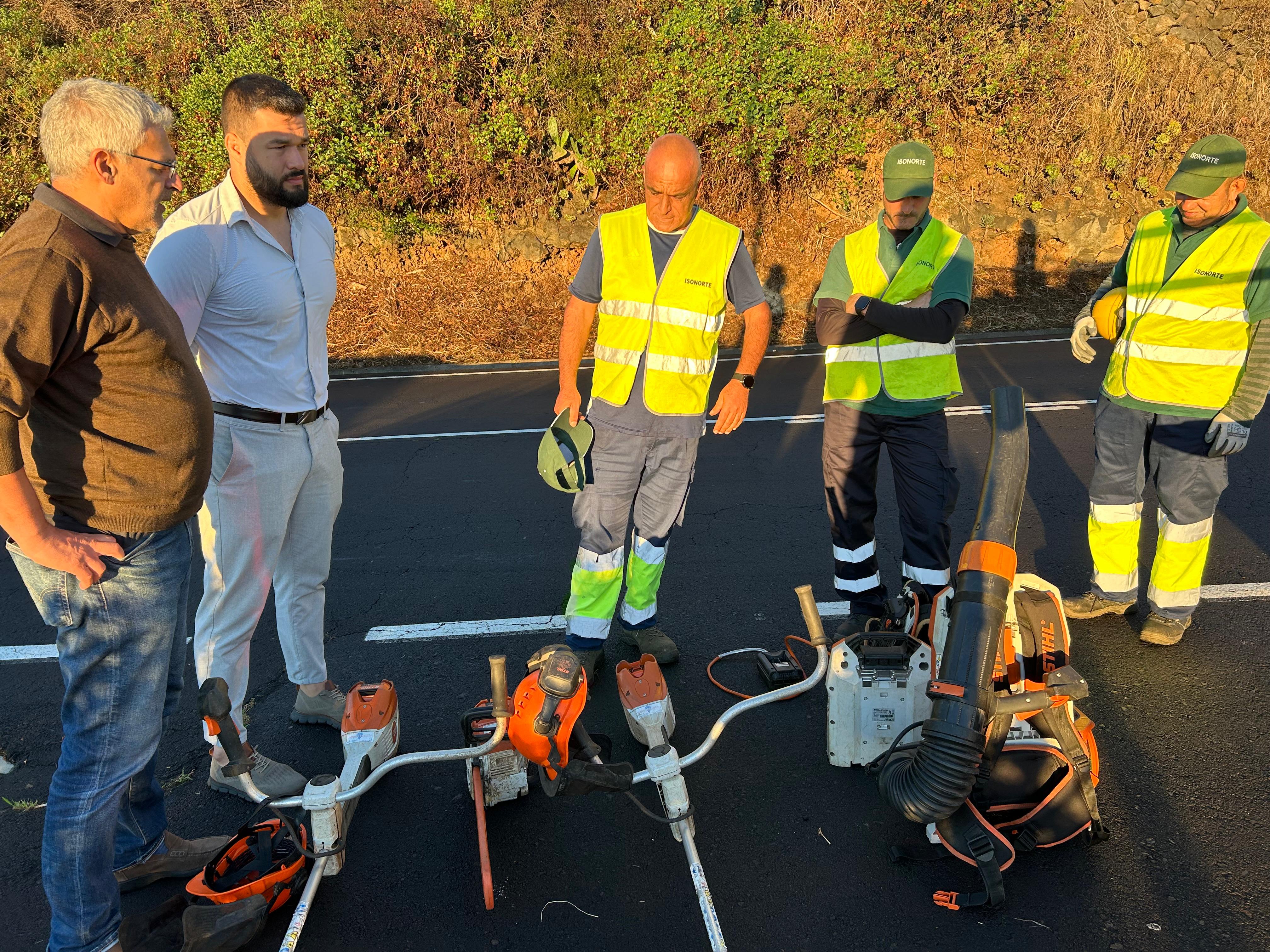 Limpieza de las vías.