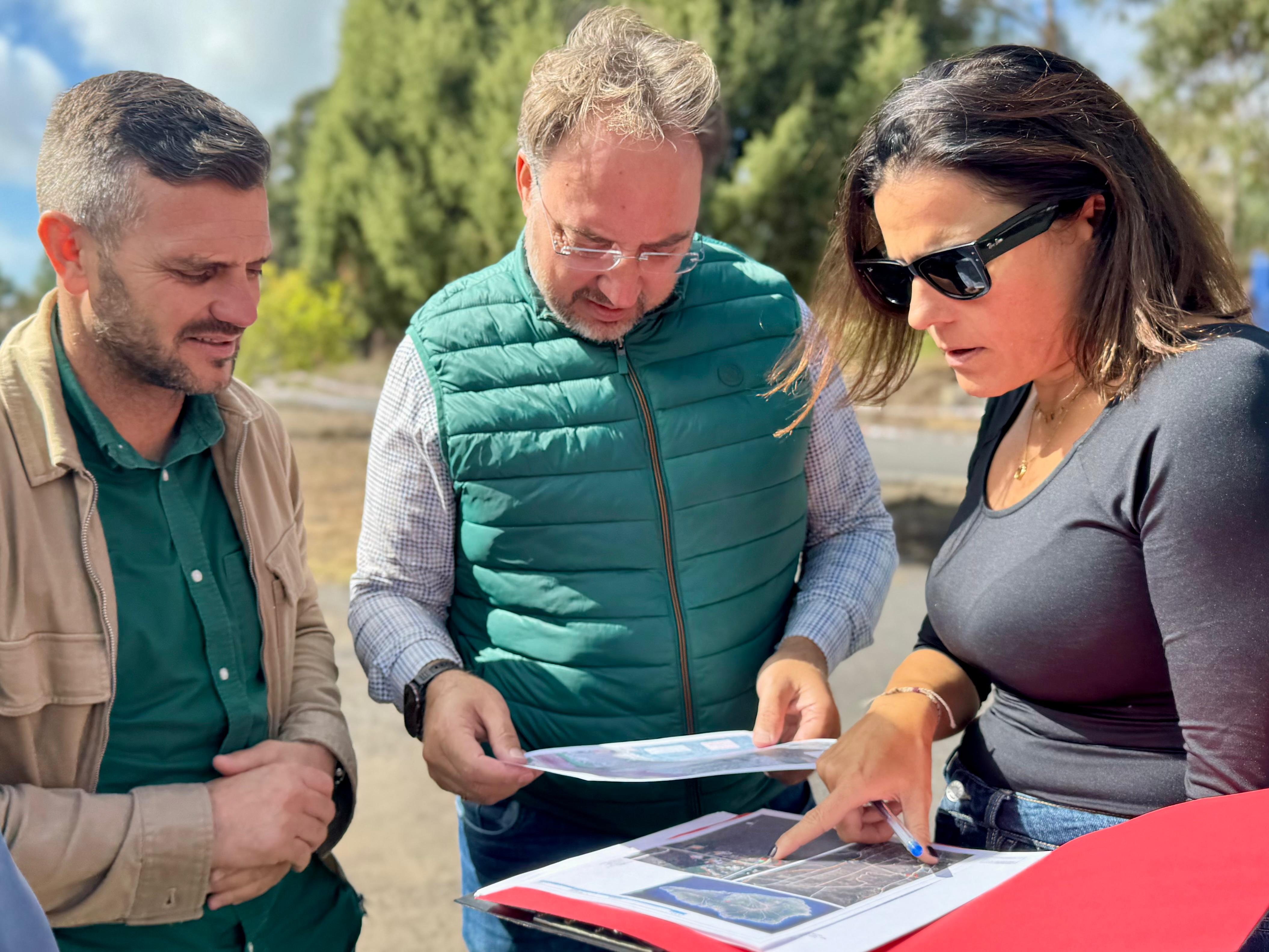 Puntos de recarga para vehículos eléctricos.