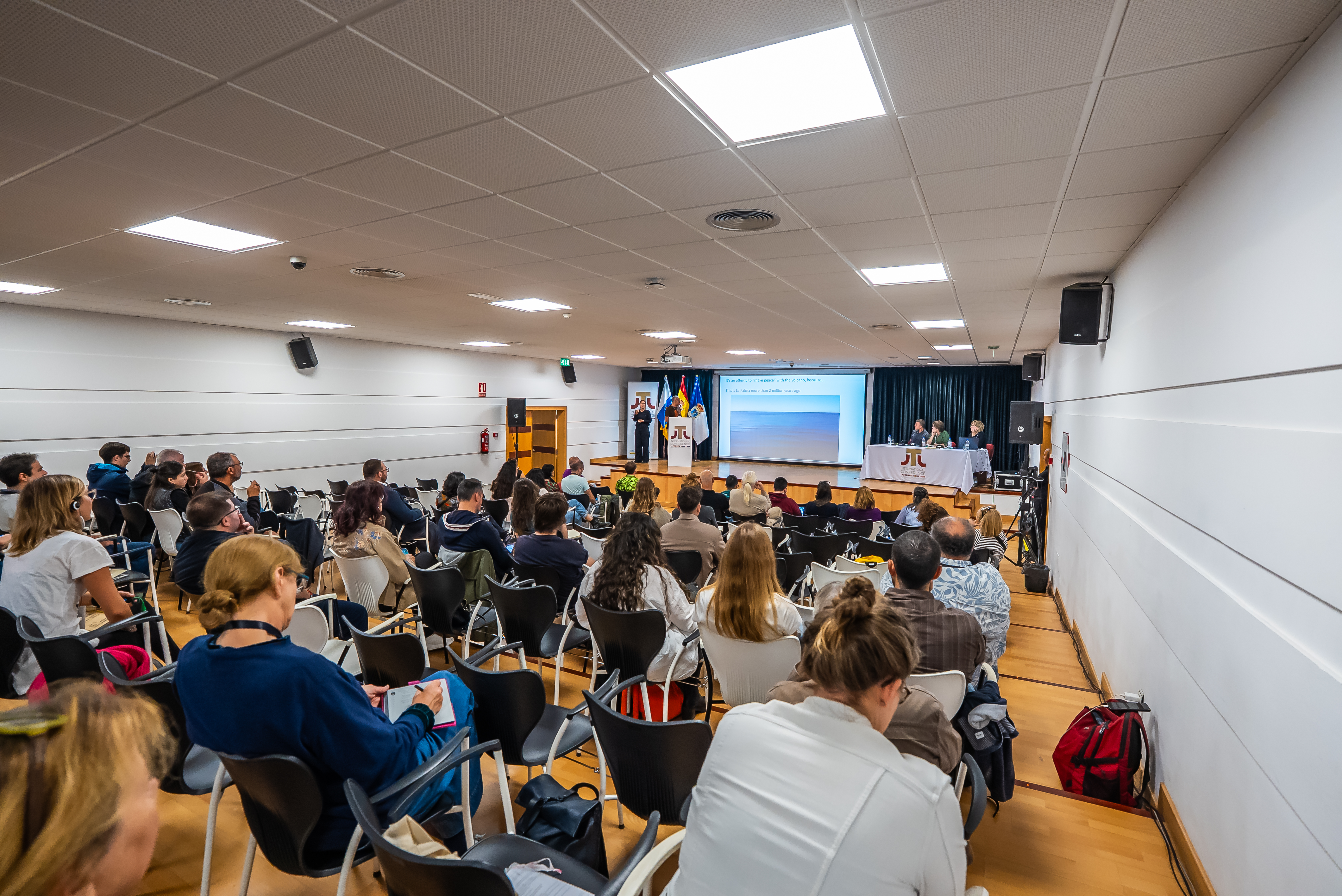 La Palma clausura con éxito la conferencia internacional ‘Tajogaite Eruption’