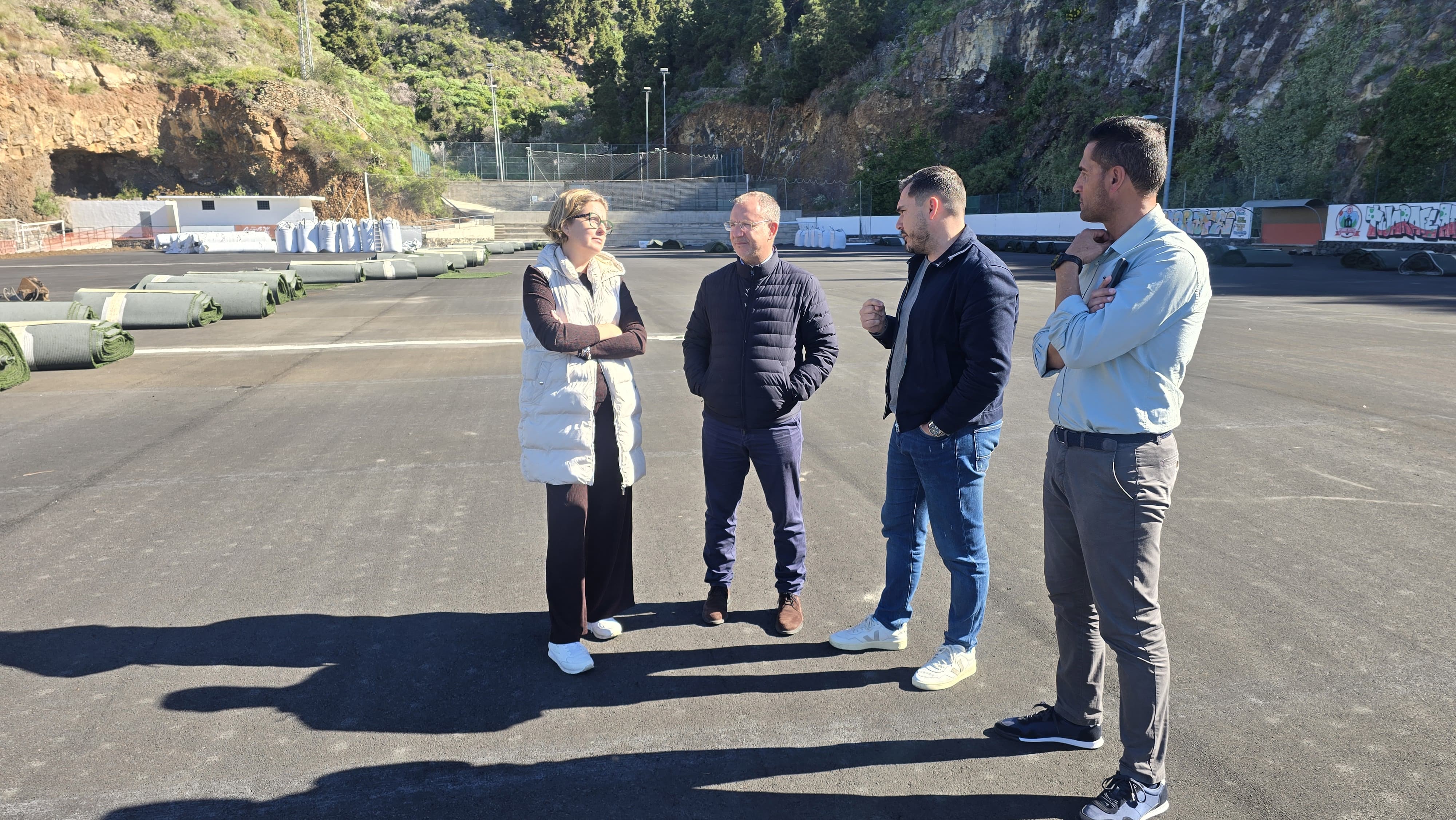 Remodelación del campo de fútbol de Tijarafe.