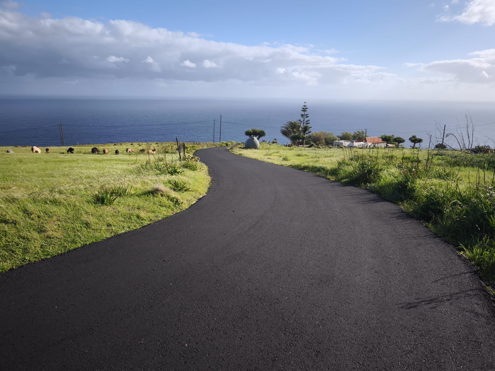 Repavimentación del acceso a Juan Adalid. 