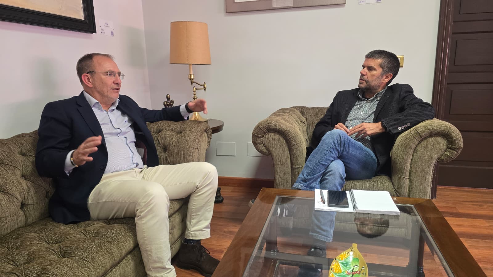 El Cabildo de La Palma y la ULL trabajan en la coordinación educativa y de infraestructuras del Campus Universitario de la Isla