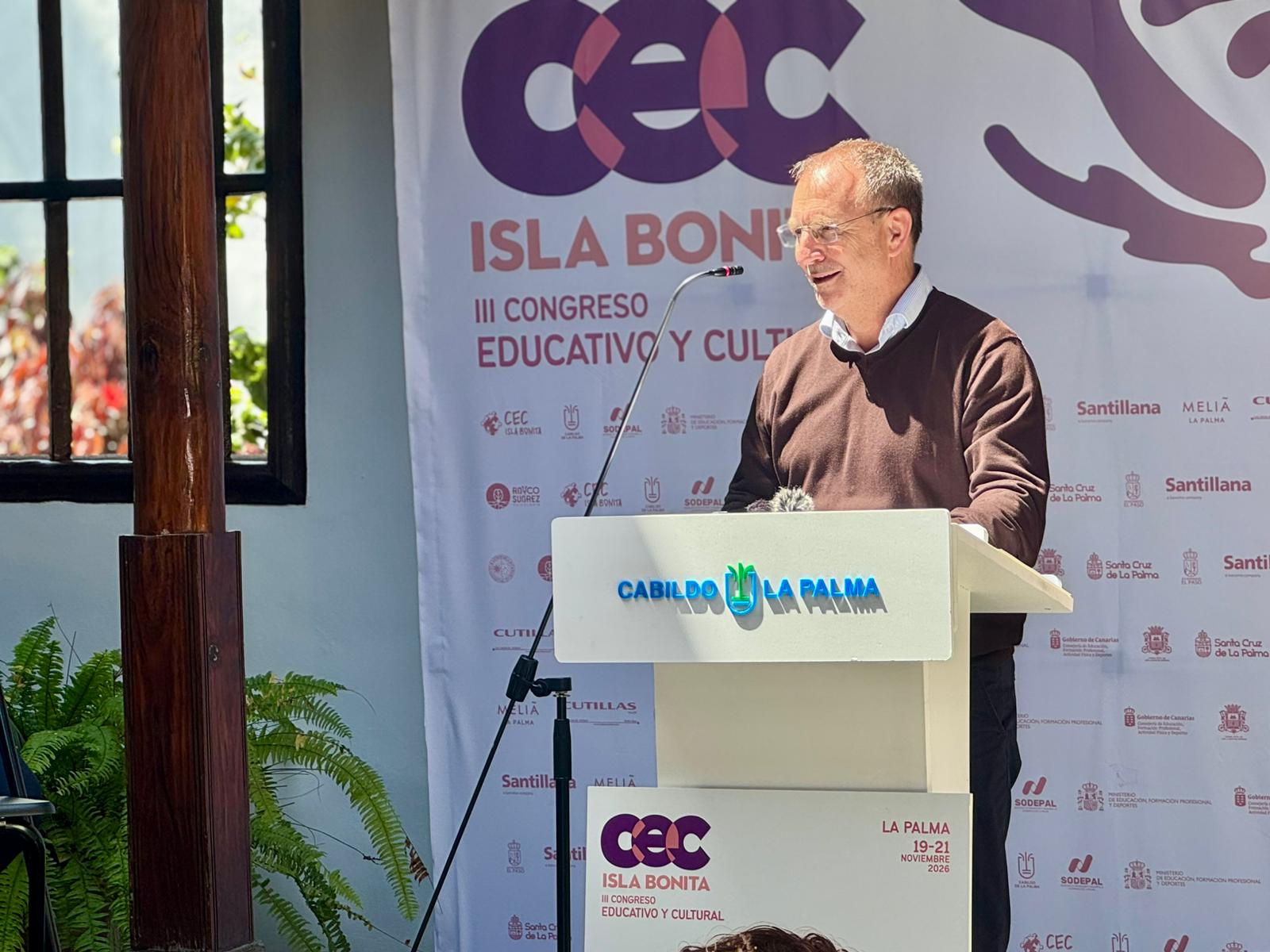 Convertimos el CEC Isla Bonita en un gran encuentro internacional de educación y cultura, con Daniel Gooleman como invitado estrella 