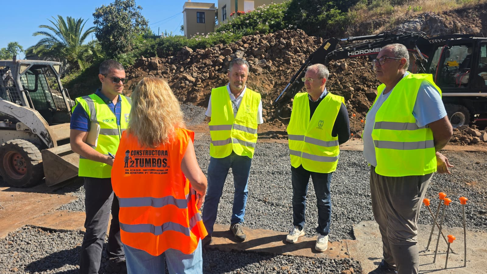 Iniciamos en Puntagorda los trabajos de creación del Espacio Público Sociocultural Pino de la Virgen 