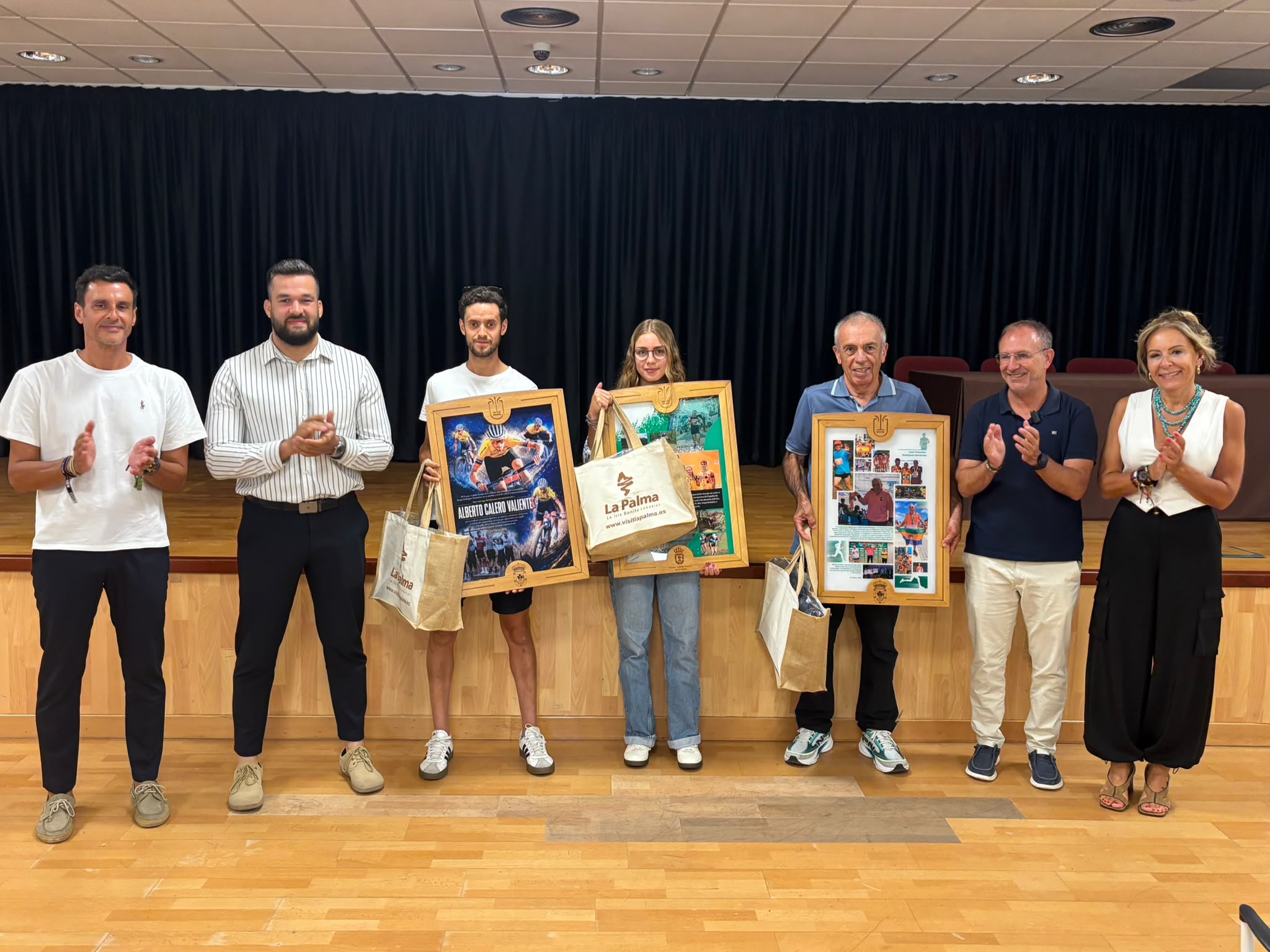 Sergio Rodríguez destaca el talento y la trayectoria de tres deportistas de La Palma