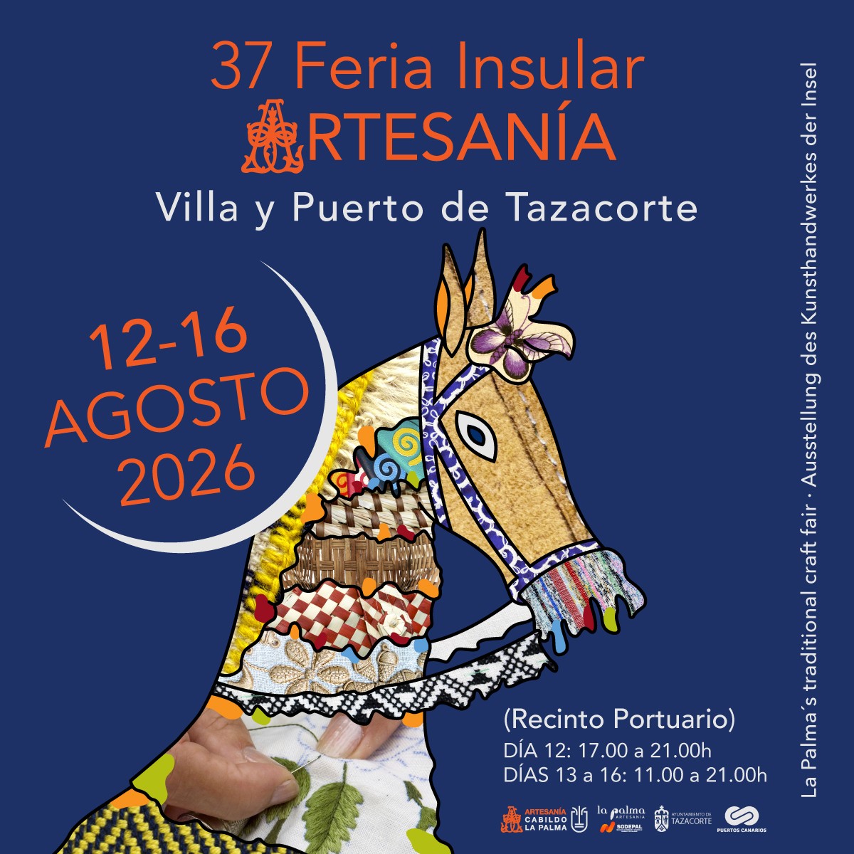 La 37ª Feria Insular de Artesanía reunirá 48 oficios tradicionales y un amplio programa de actividades