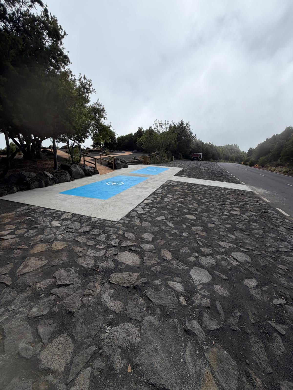 El Cabildo mejora la accesibilidad del mirador Llano de Las Ventas