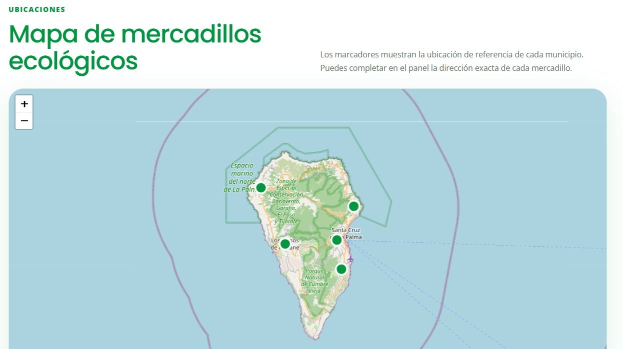 El Cabildo pone en marcha una campaña para promocionar los puestos ecológicos de los mercadillos de La Palma