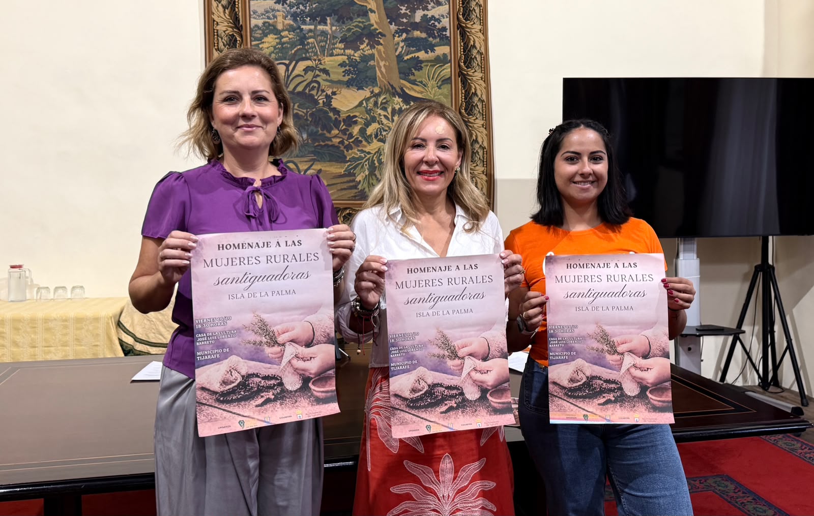 La Palma homenajea a sus mujeres santiguadoras en el Día Internacional de las Mujeres Rurales