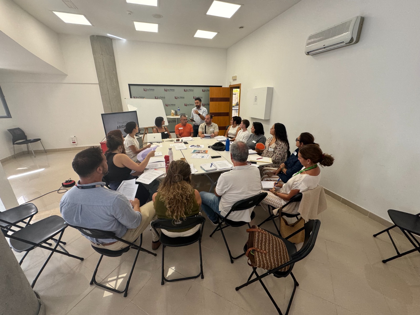 Cabildo de La Palma y Universidad de La Laguna continúan el Proyecto Aridane con mesas técnicas para analizar la recuperación del Valle