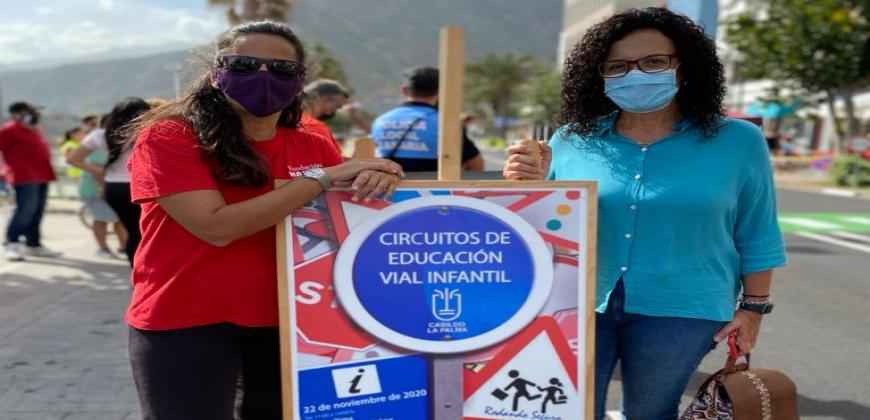 El programa de Movilidad Sostenible y Prevención de Accidentes de Tráfico ya ha recorrido 6 municipios de La Palma