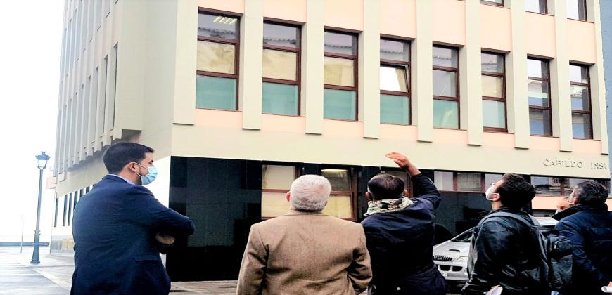 Concluyen las obras de rehabilitación del edificio central del Cabildo de La Palma