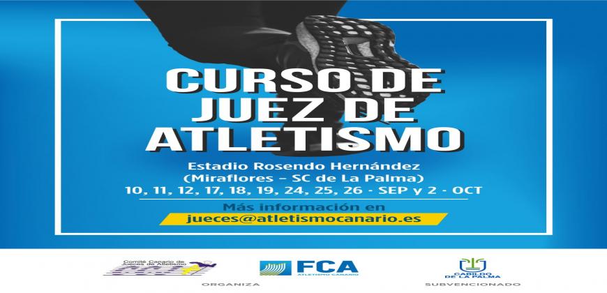 El Cabildo subvenciona la formación de jueces de atletismo en la Isla